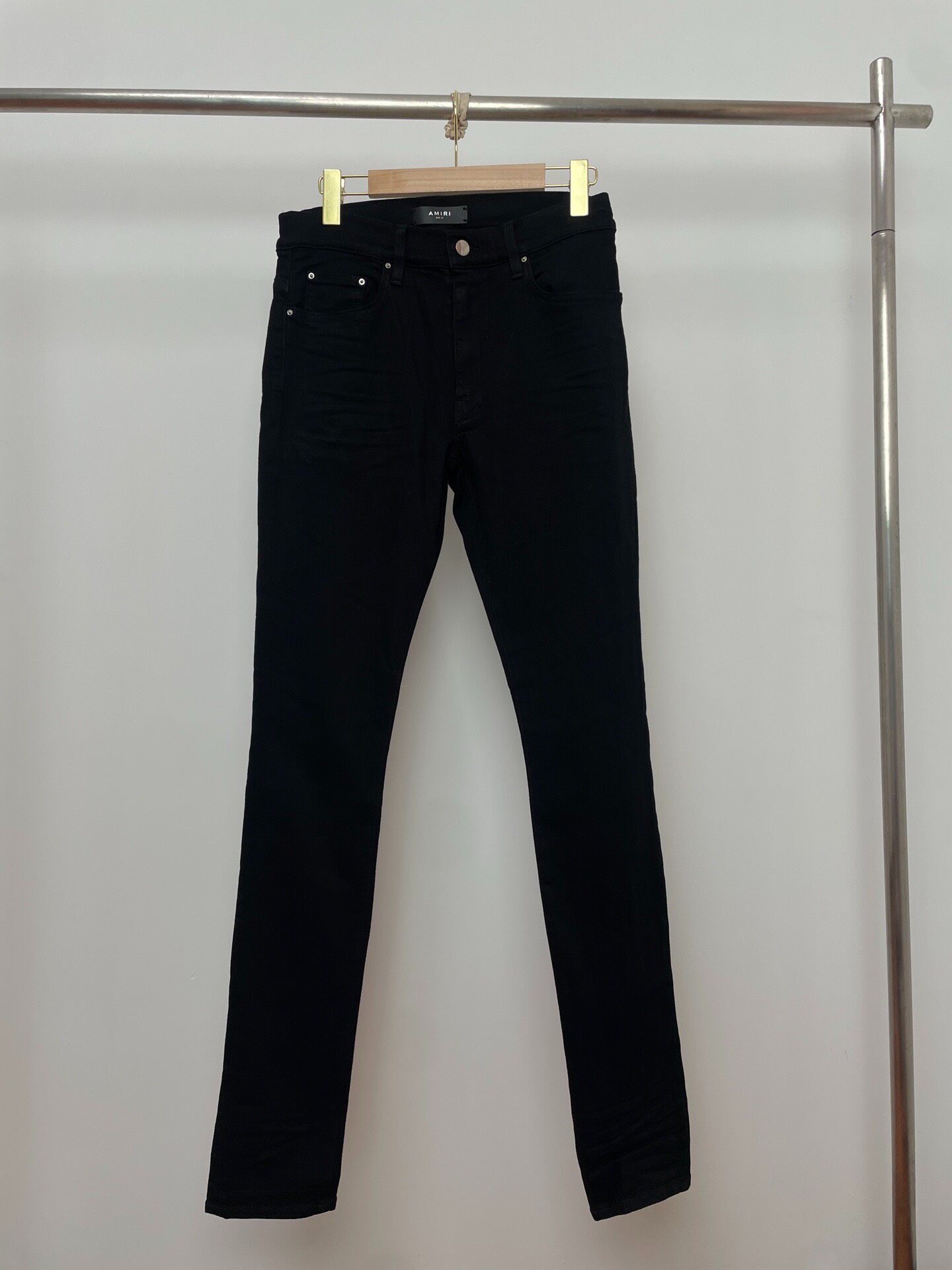 AMIRI New Black Straight Jeans With Tags