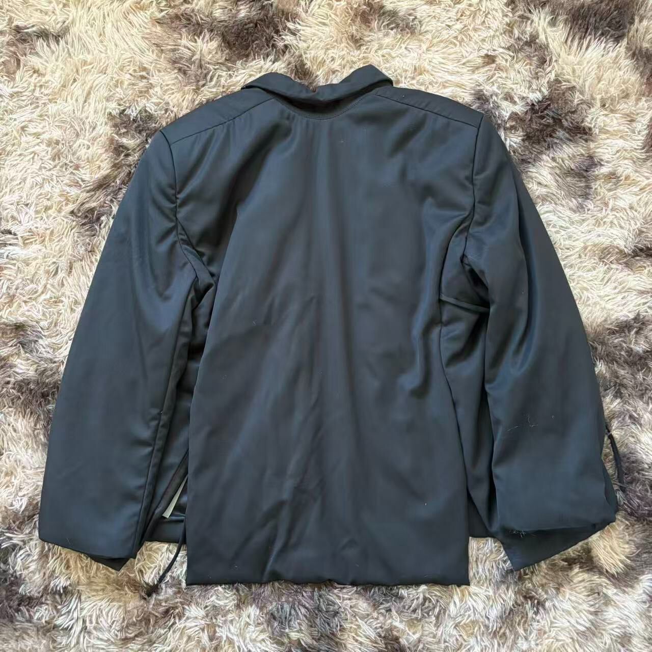 Balenciaga Padded Back To Front Blazer Jacket — front