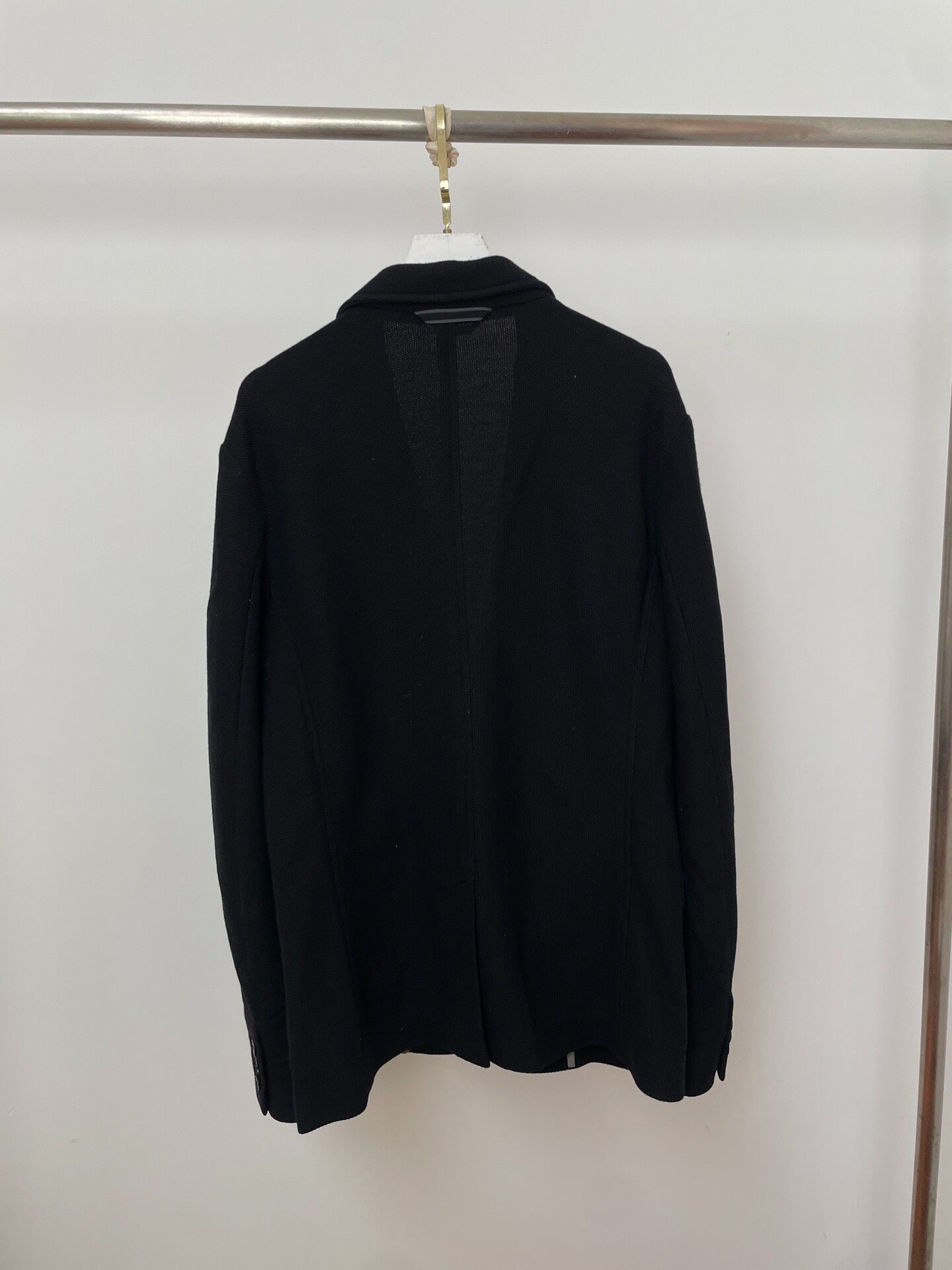 Z Zegna Men’s Black Blazer — front