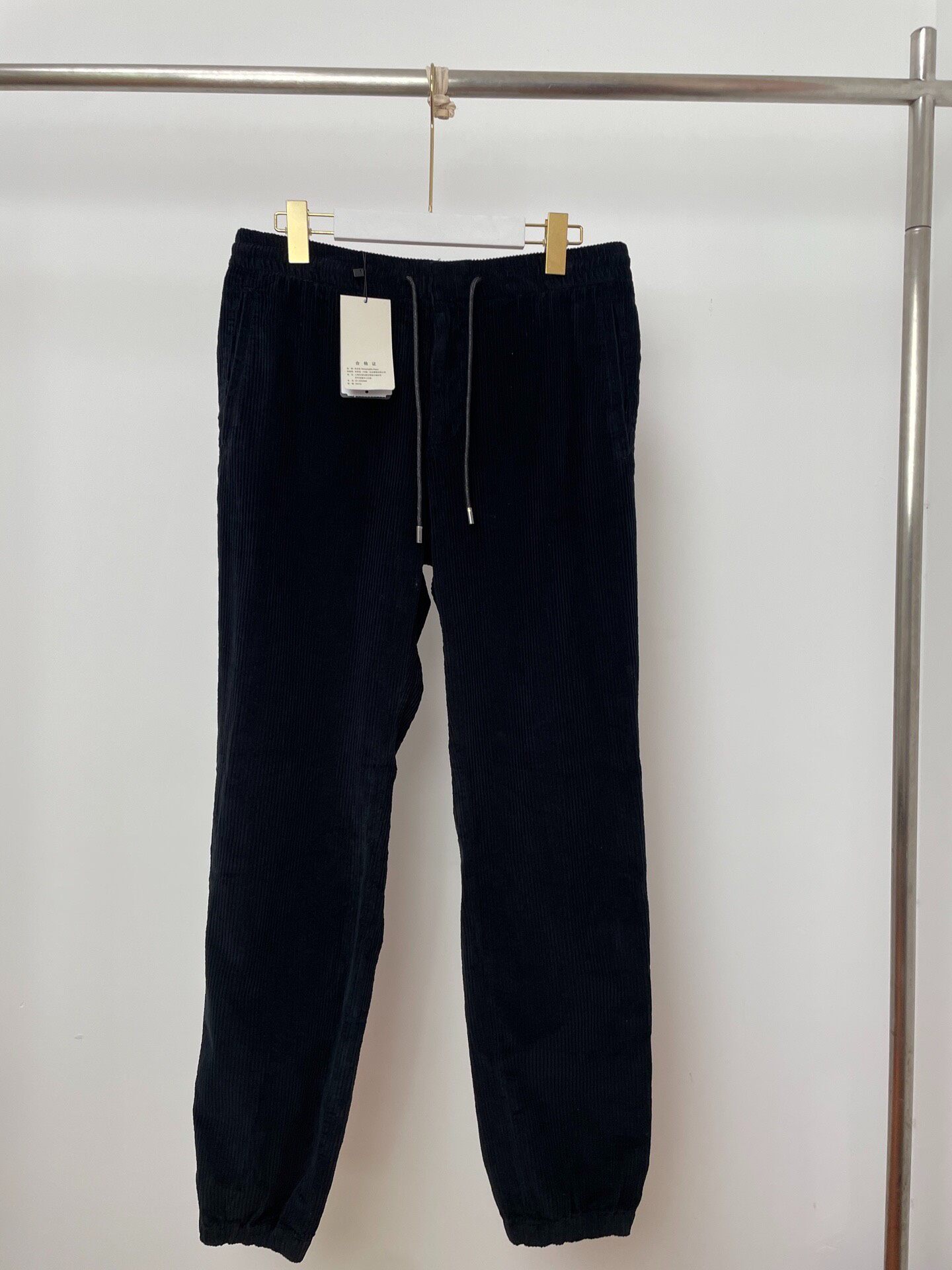 Zegna Men’s Corduroy Casual Pants