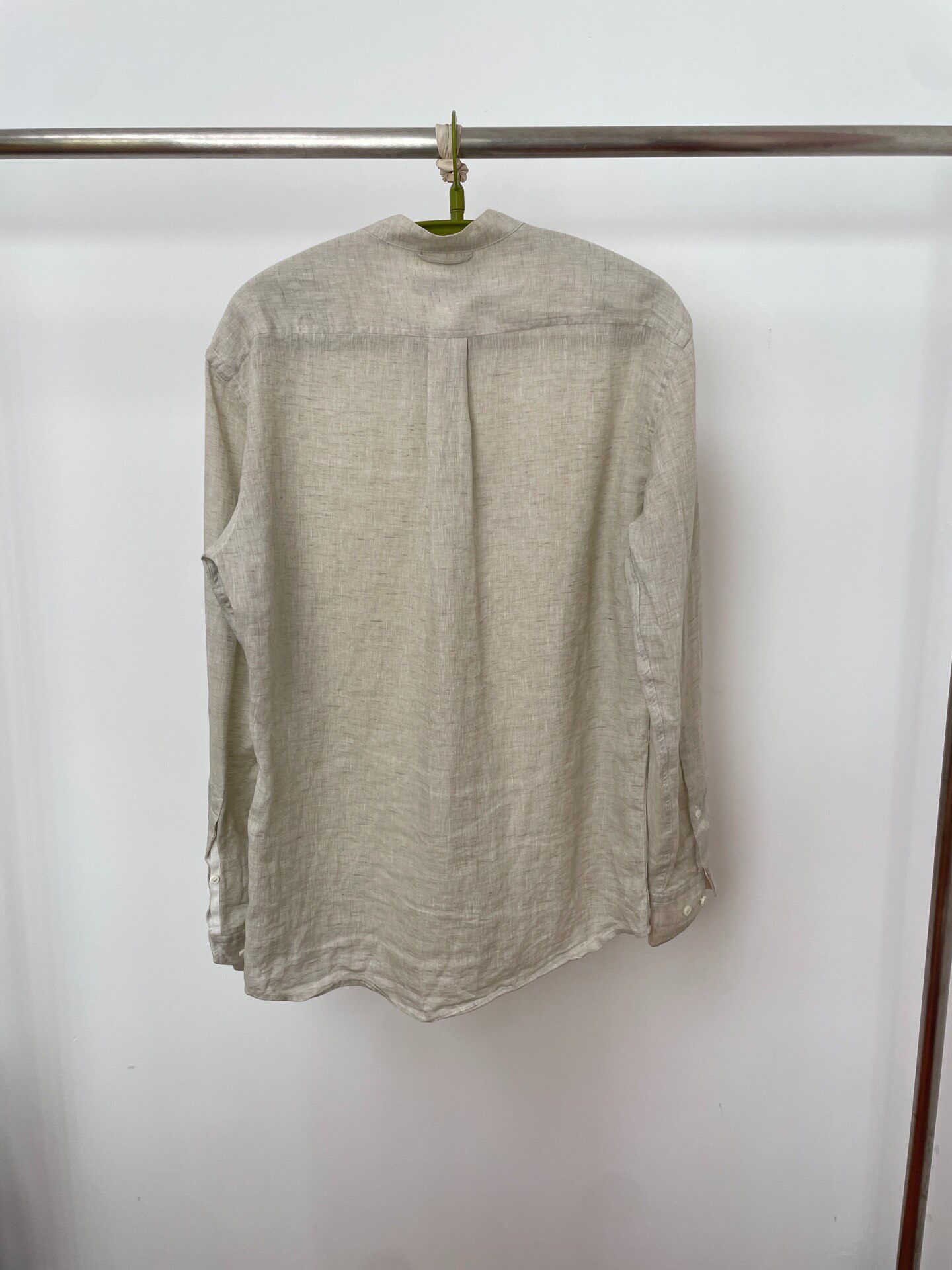 Zegna Linen Long Sleeve Shirt — front