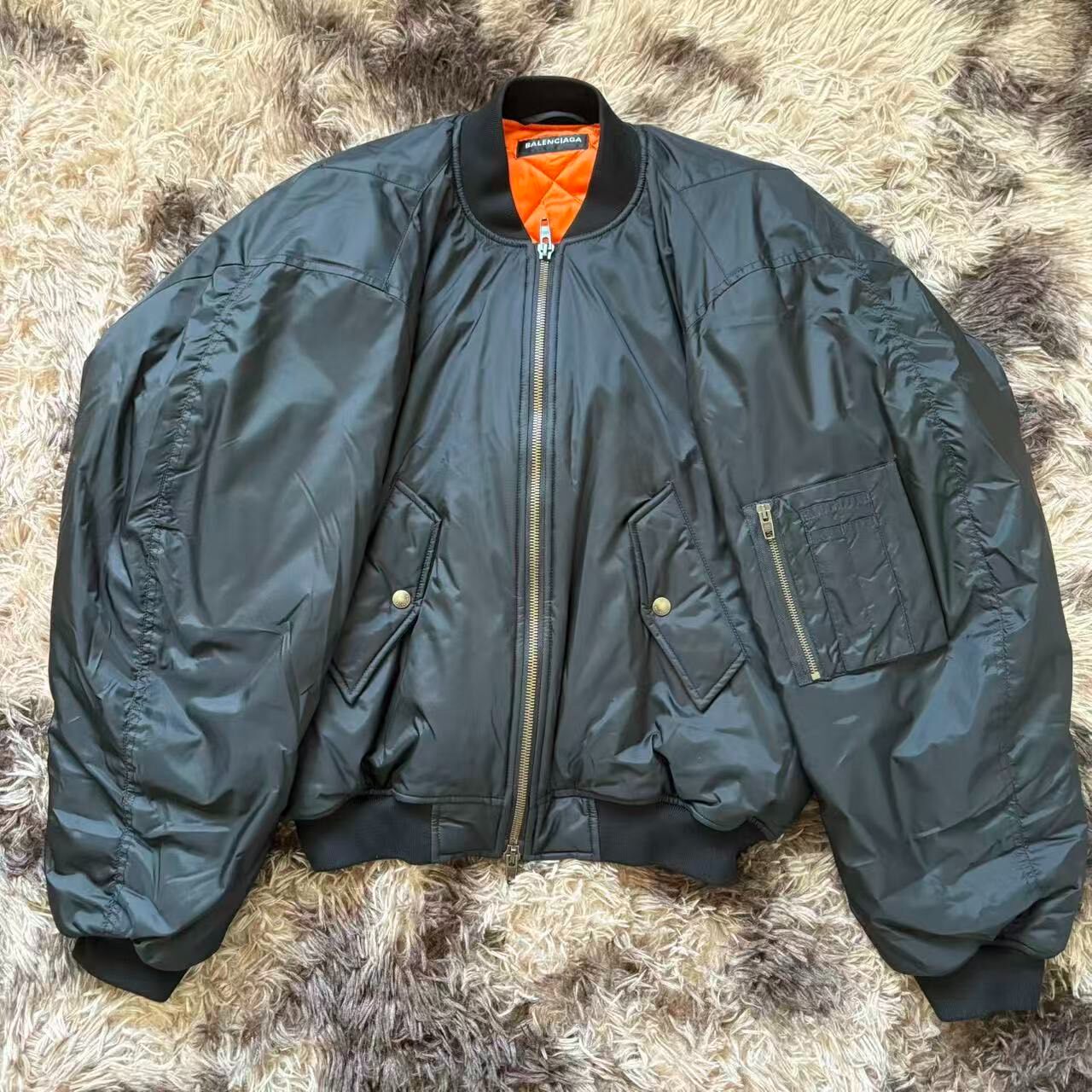Balenciaga Runway Oversized Bomber Jacket
