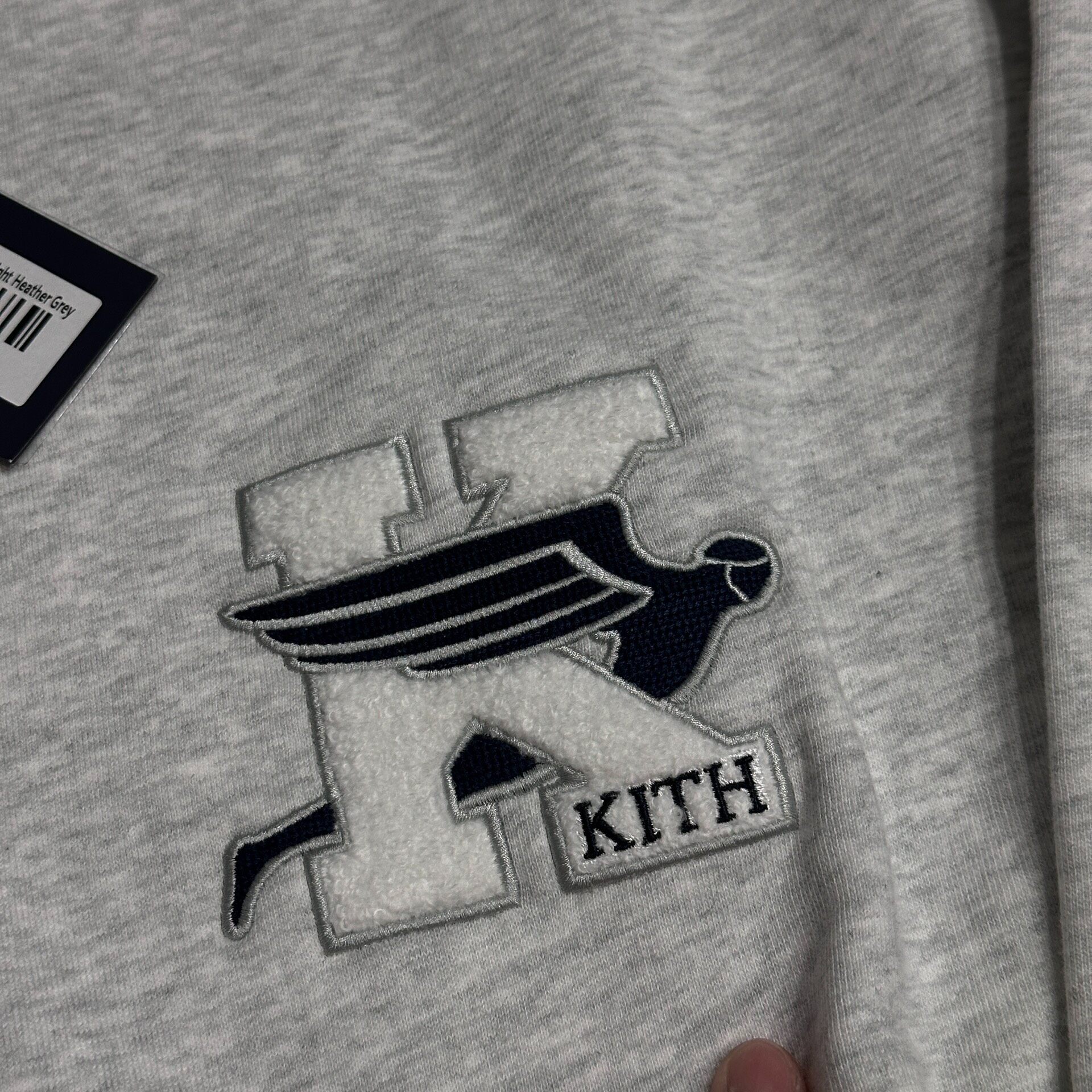 KITH SS25 Flight Logo Crewneck Sweatshirt — back