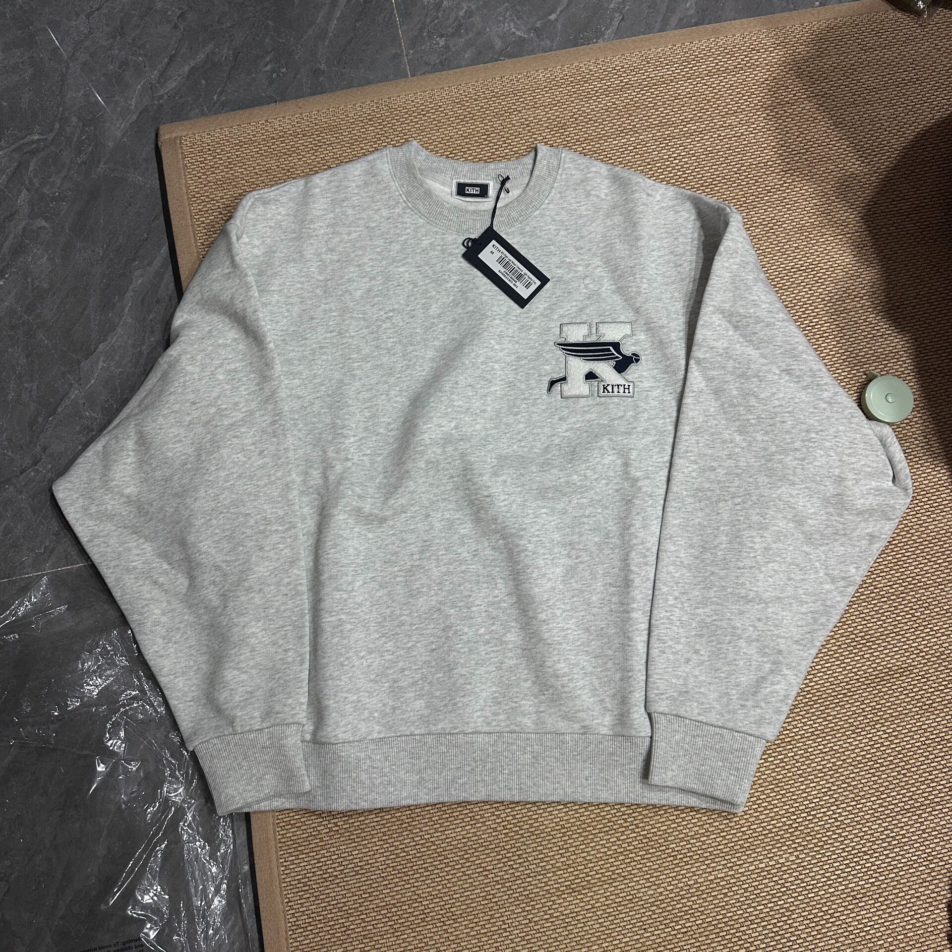 KITH SS25 Flight Logo Crewneck Sweatshirt
