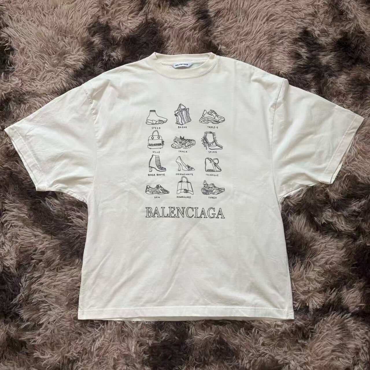 Balenciaga Logo Short Sleeve T-Shirt