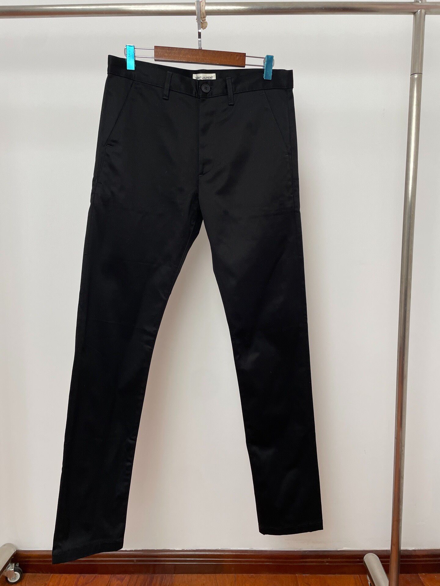 Saint Laurent Black Straight Pants