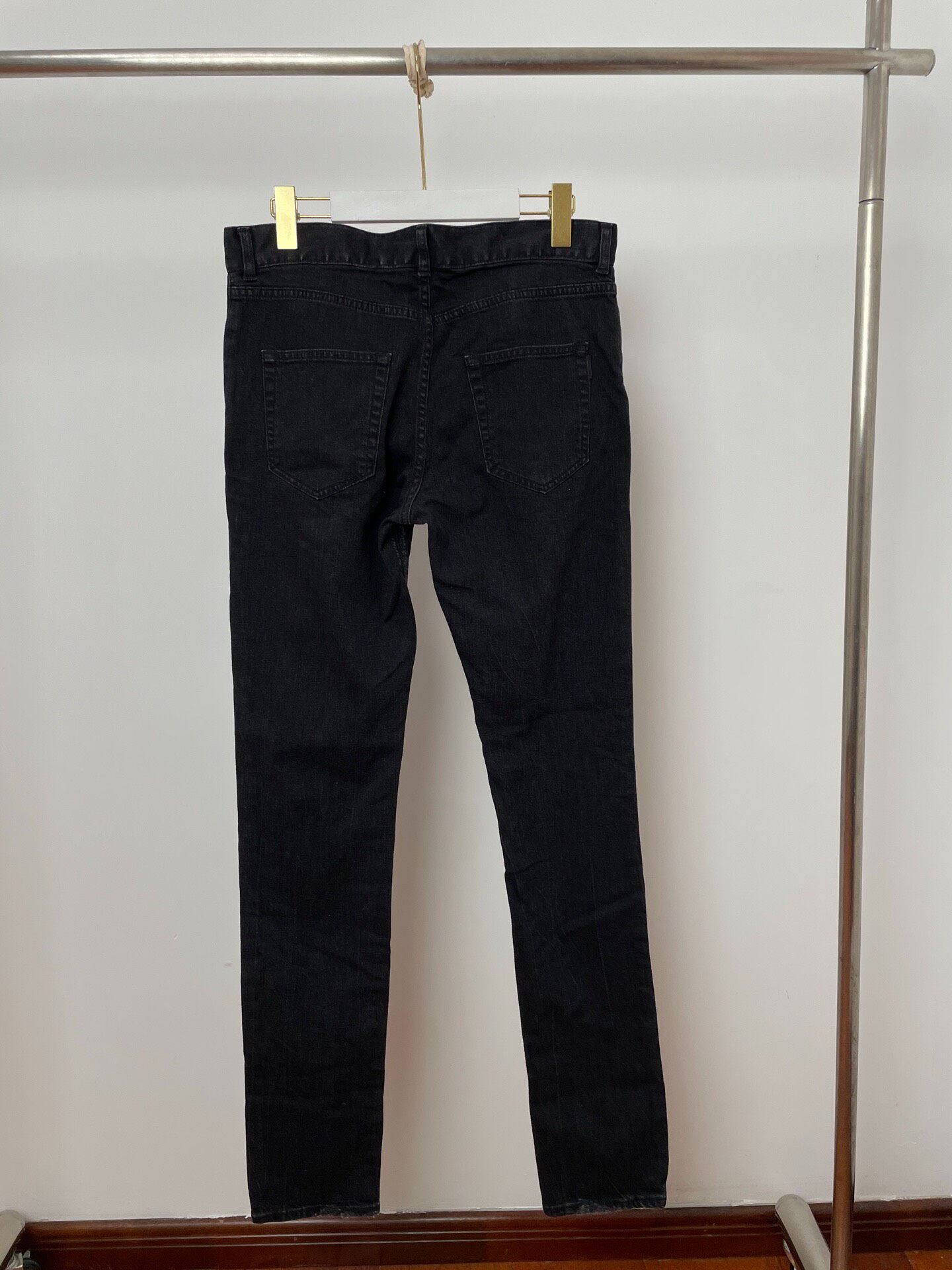 Saint Laurent Straight Denim Jeans New With Tags — front