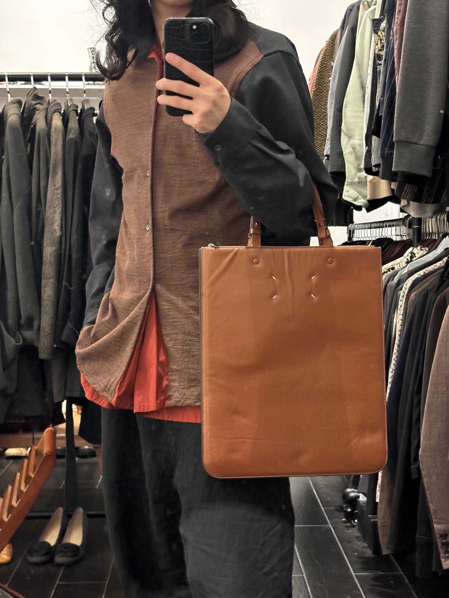 Maison Margiela 2021 Accordion Envelope Bag — front
