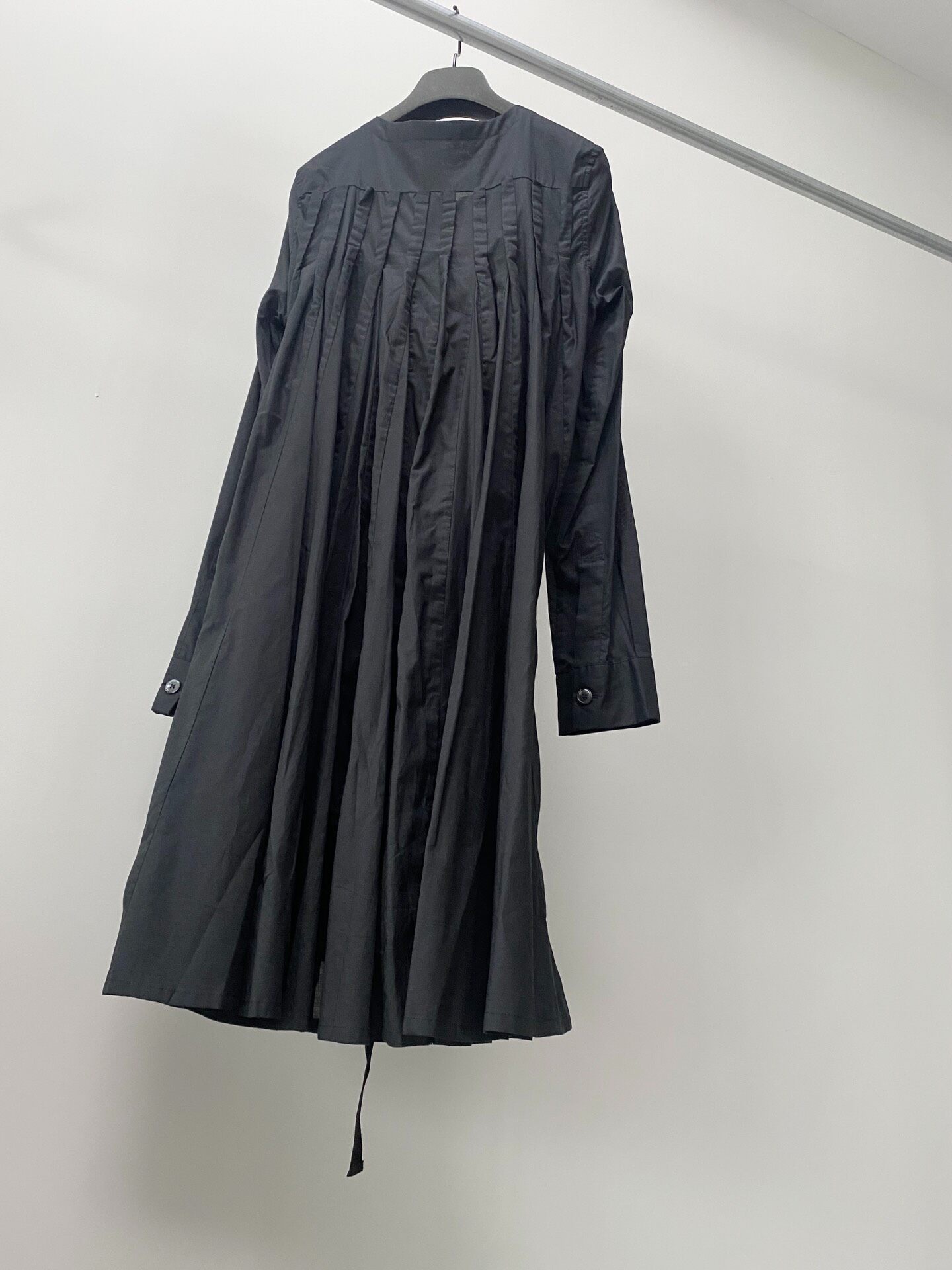 Ann Demeulemeester Black Shirt Dress — label