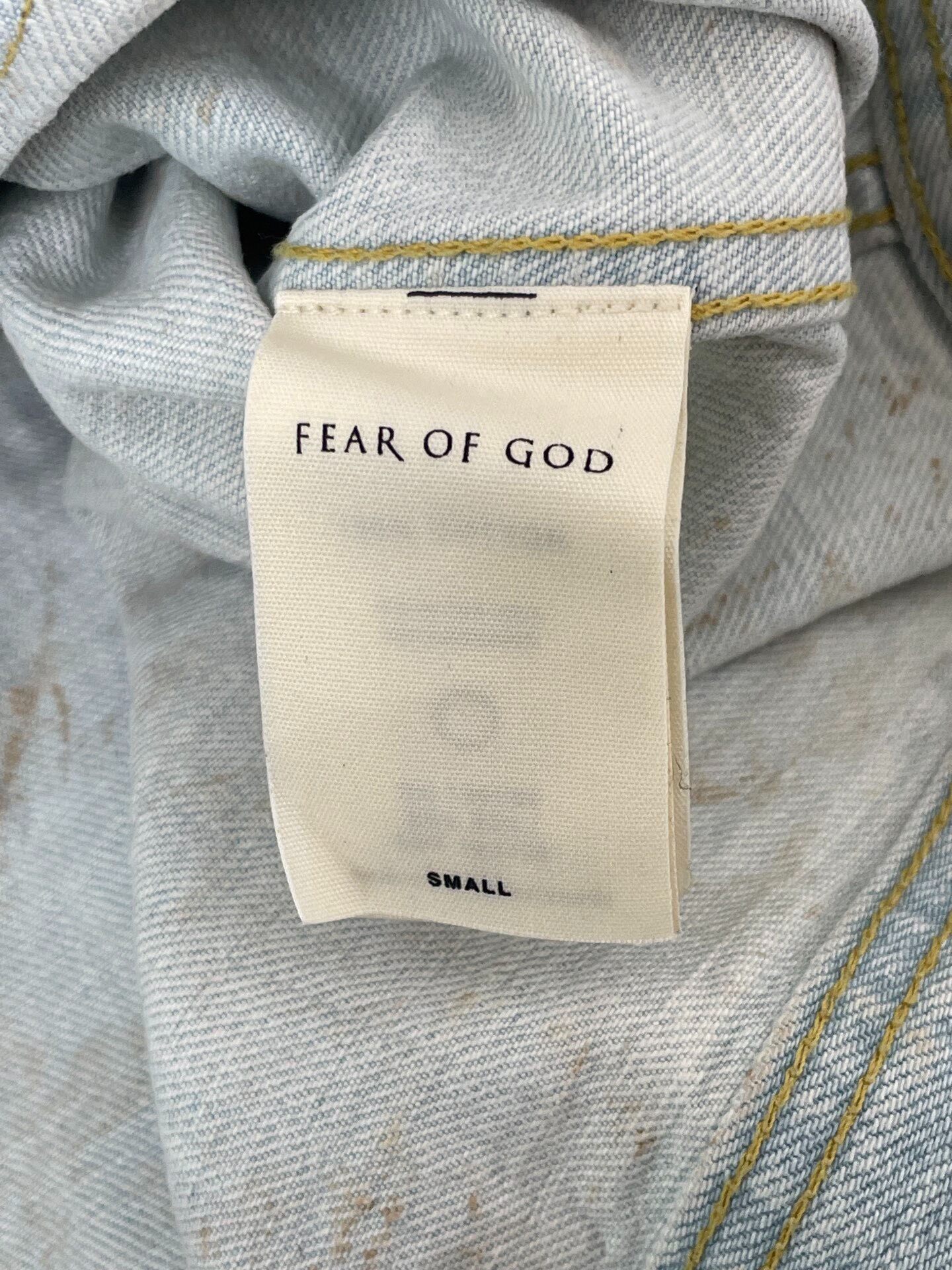 Fear of God 5th Miami Splash Denim Jacket — back