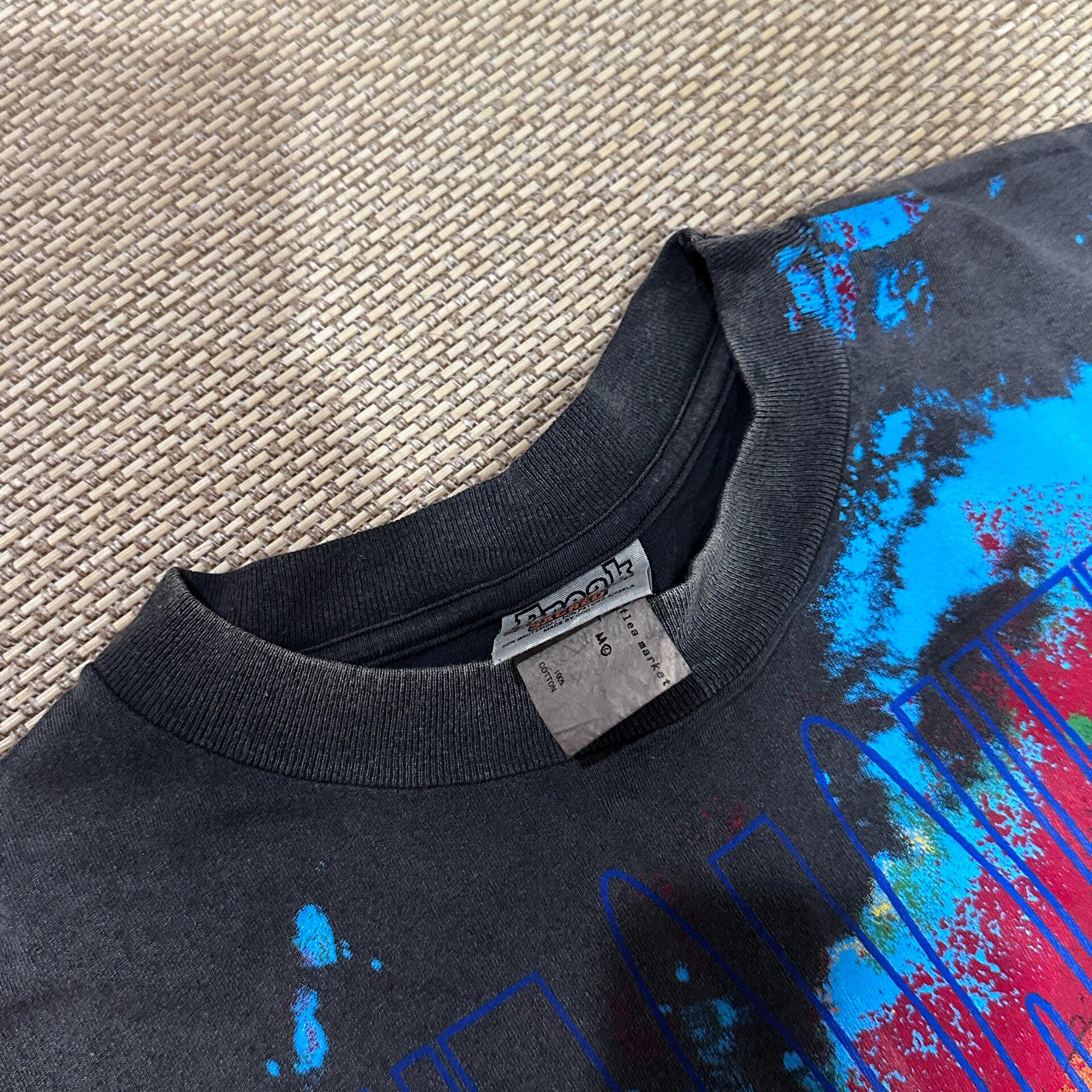 Saint Michael x CPFM FW24 Spiral Tee — detail