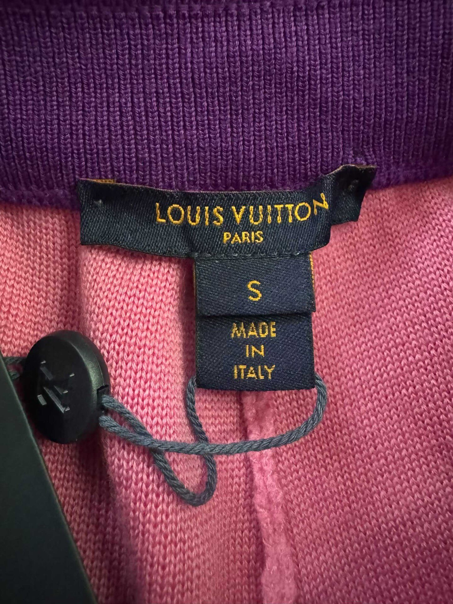 Louis Vuitton Pink Knitted Shorts — label