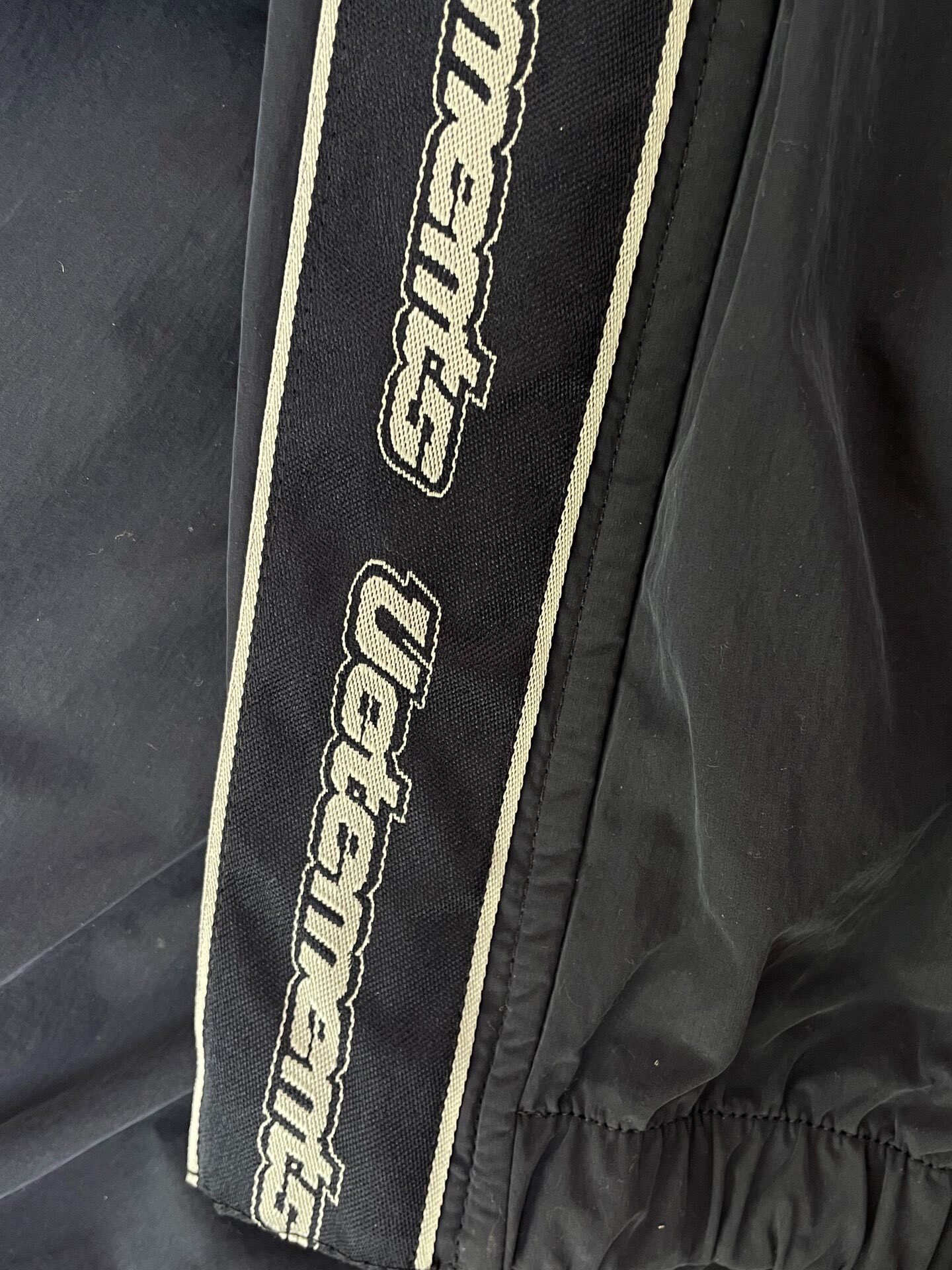 Vetements Navy Casual Track Pants — back