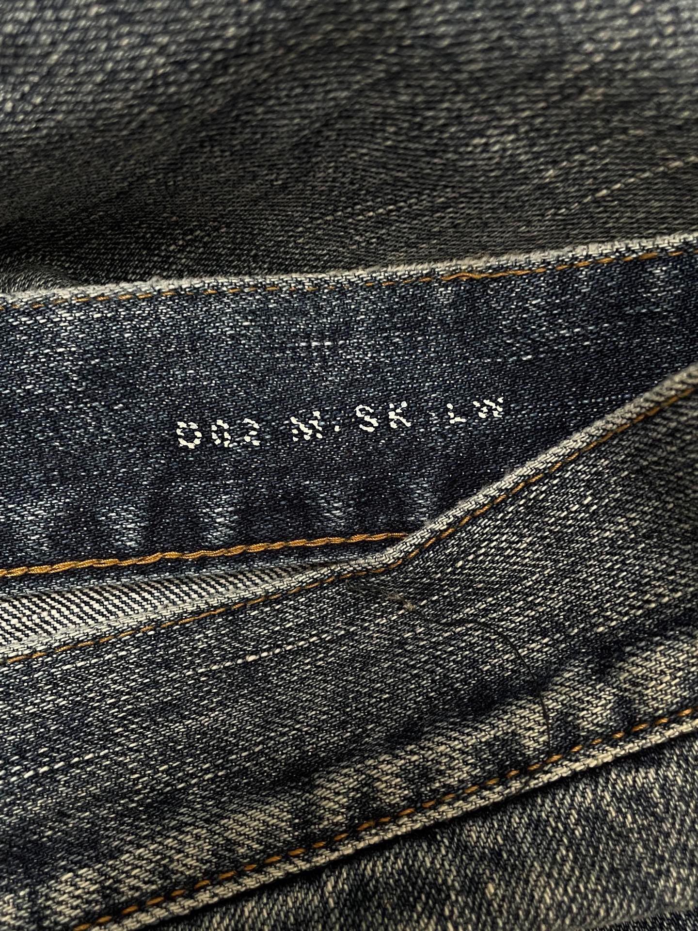 Saint Laurent D02 Straight Jeans — back