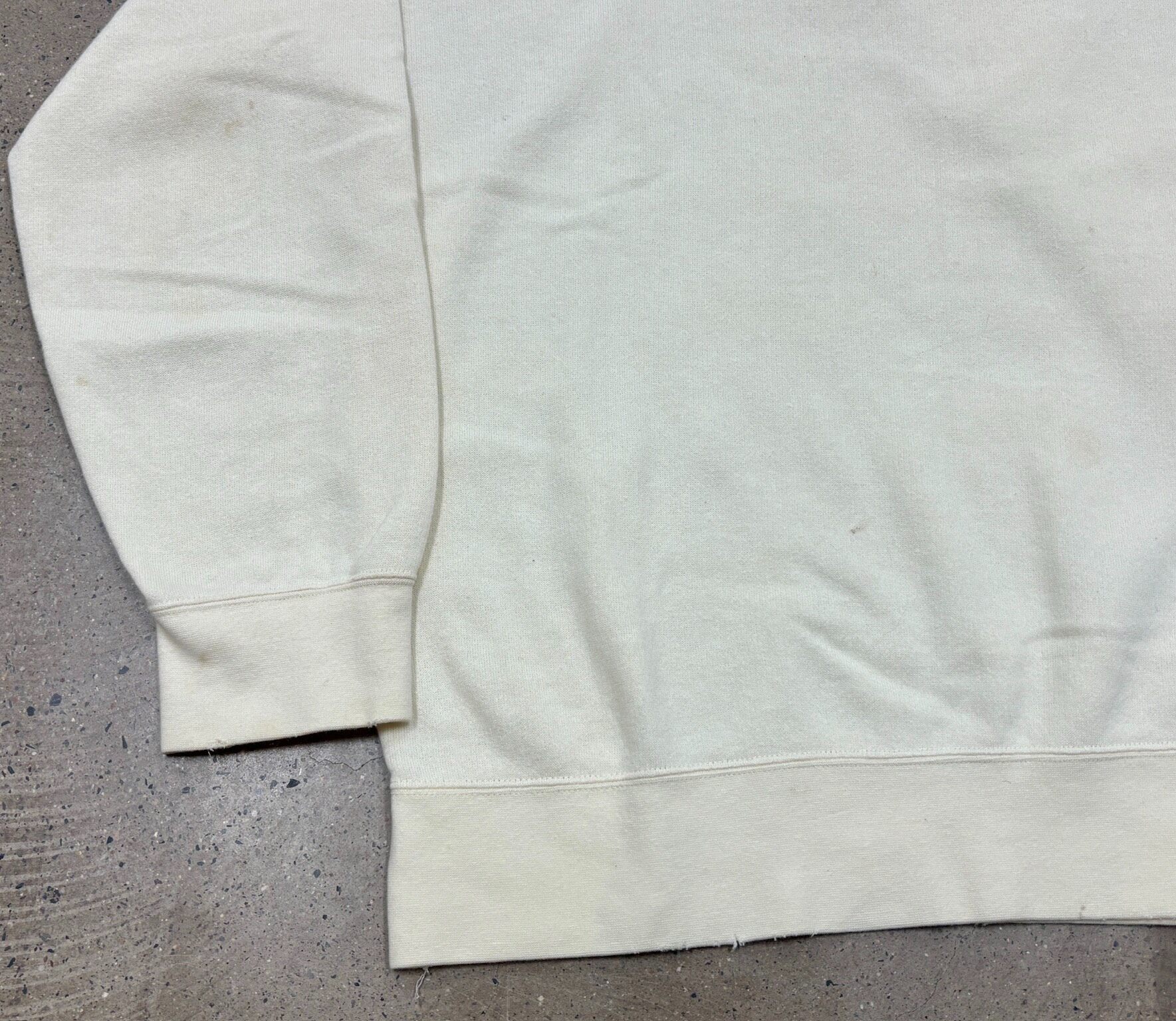 Visvim Jumbo Sweat Uneven Dye — label