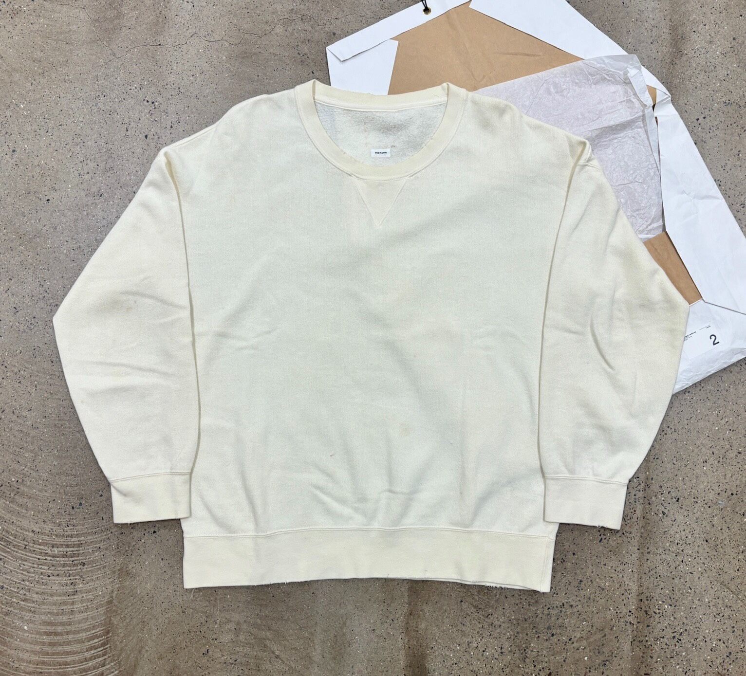Visvim Jumbo Sweat Uneven Dye