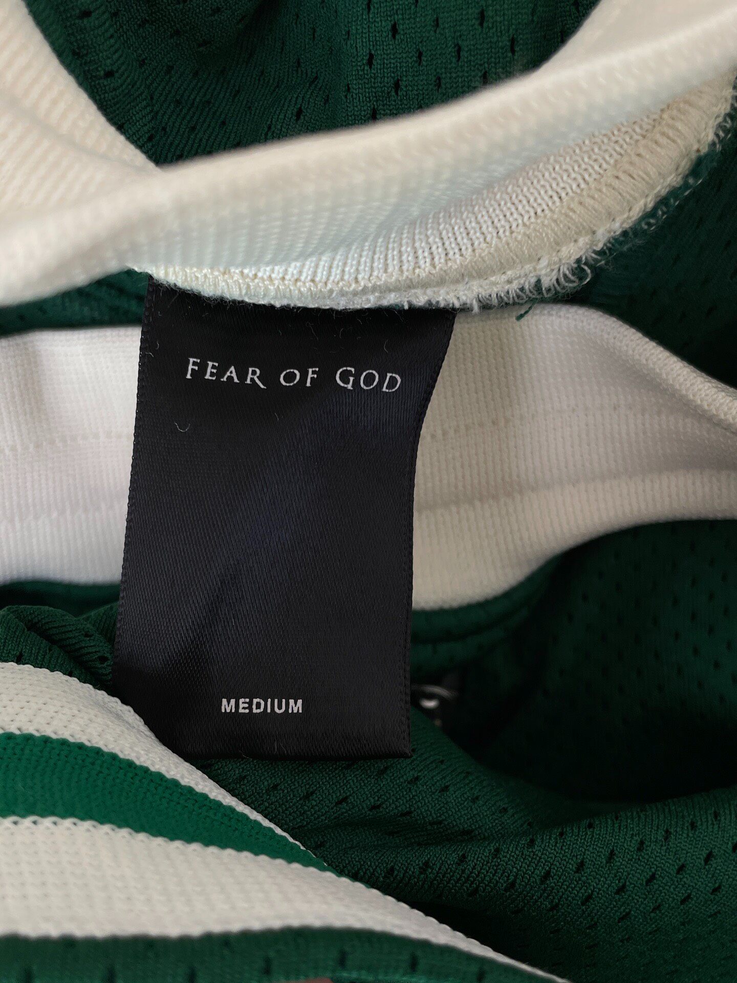 Fear of God 5th 1987 Celtics Mesh Shorts — back
