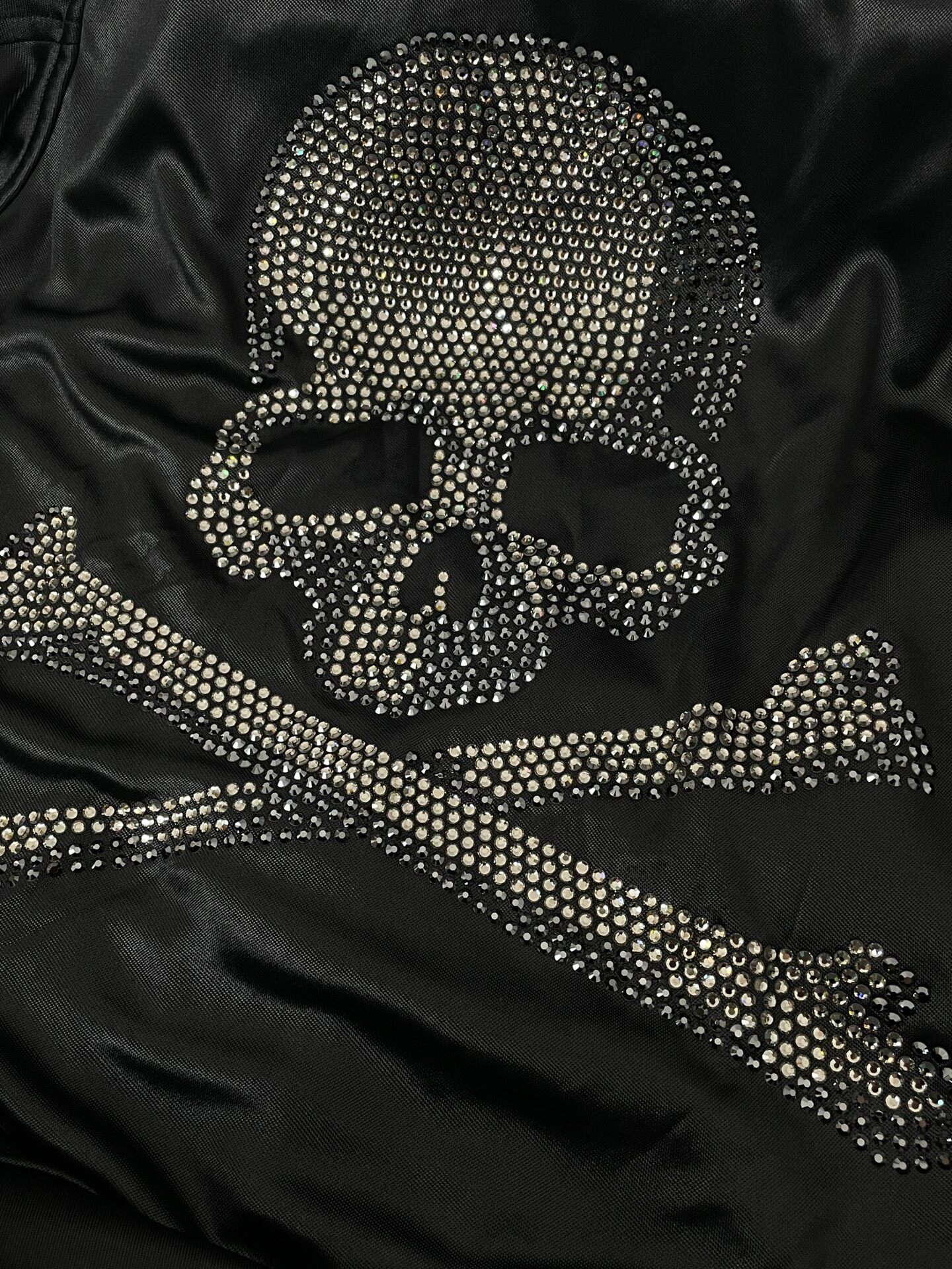 Mastermind Japan Silk Zip Jacket — detail