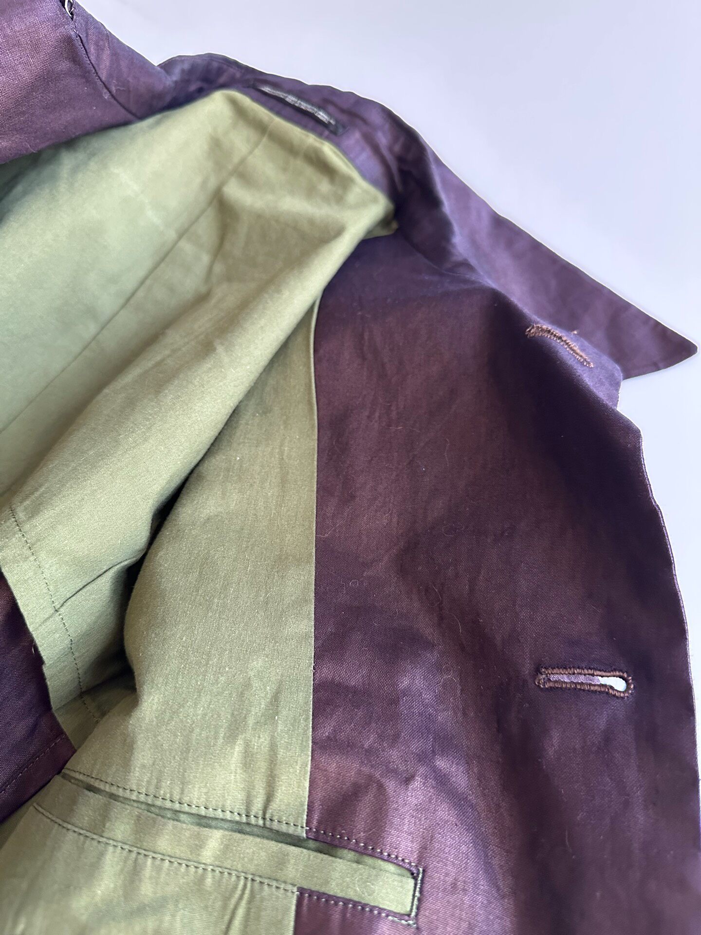 Yohji Yamamoto 1993SS Lacquered Jacket — label