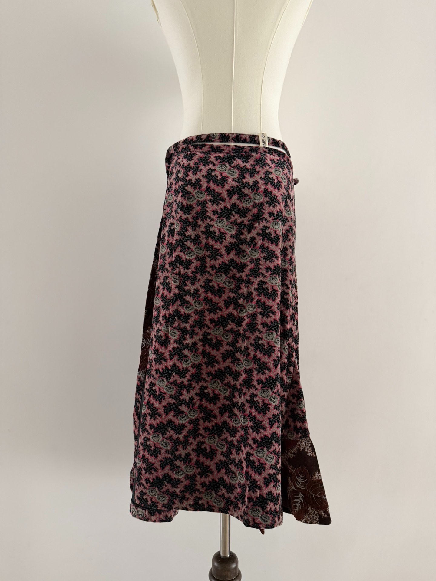 Comme des Garçons Patchwork Floral Apron — back