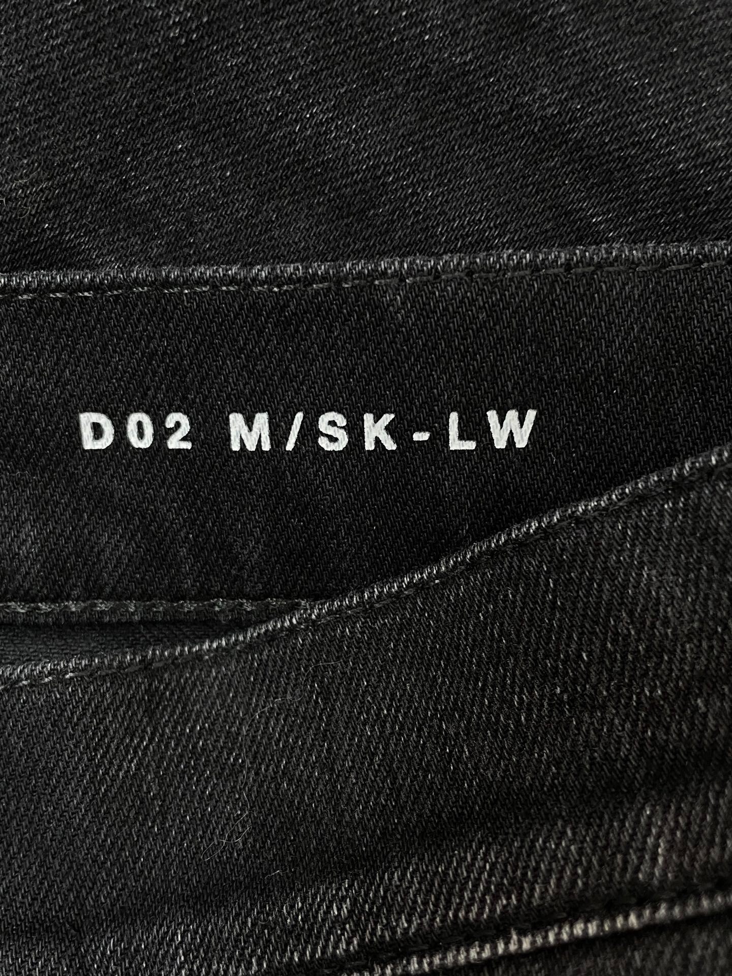 Saint Laurent Knife Cut Denim Jeans — back