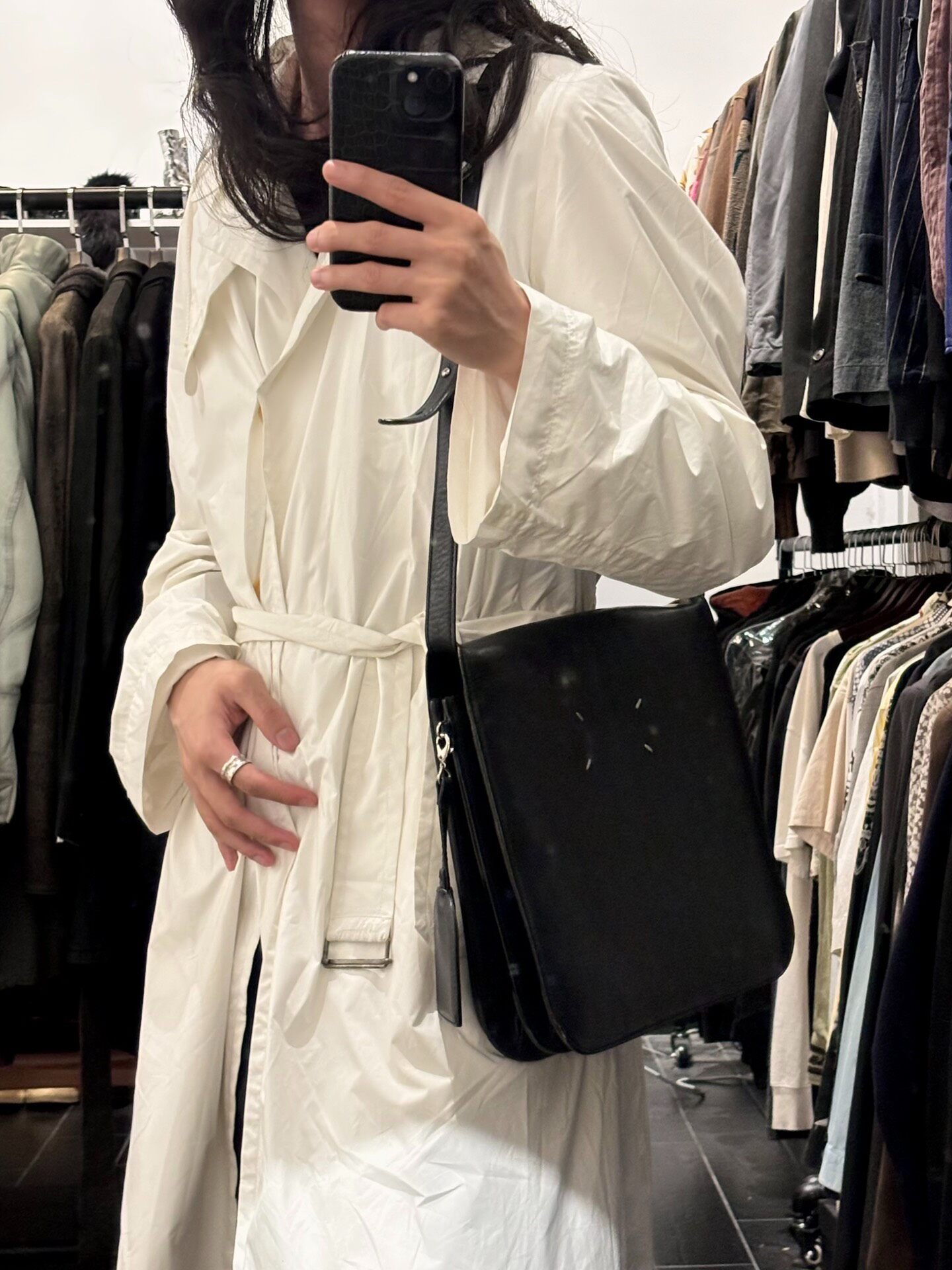 Maison Margiela 2016 Pleated Cambridge Bag — front
