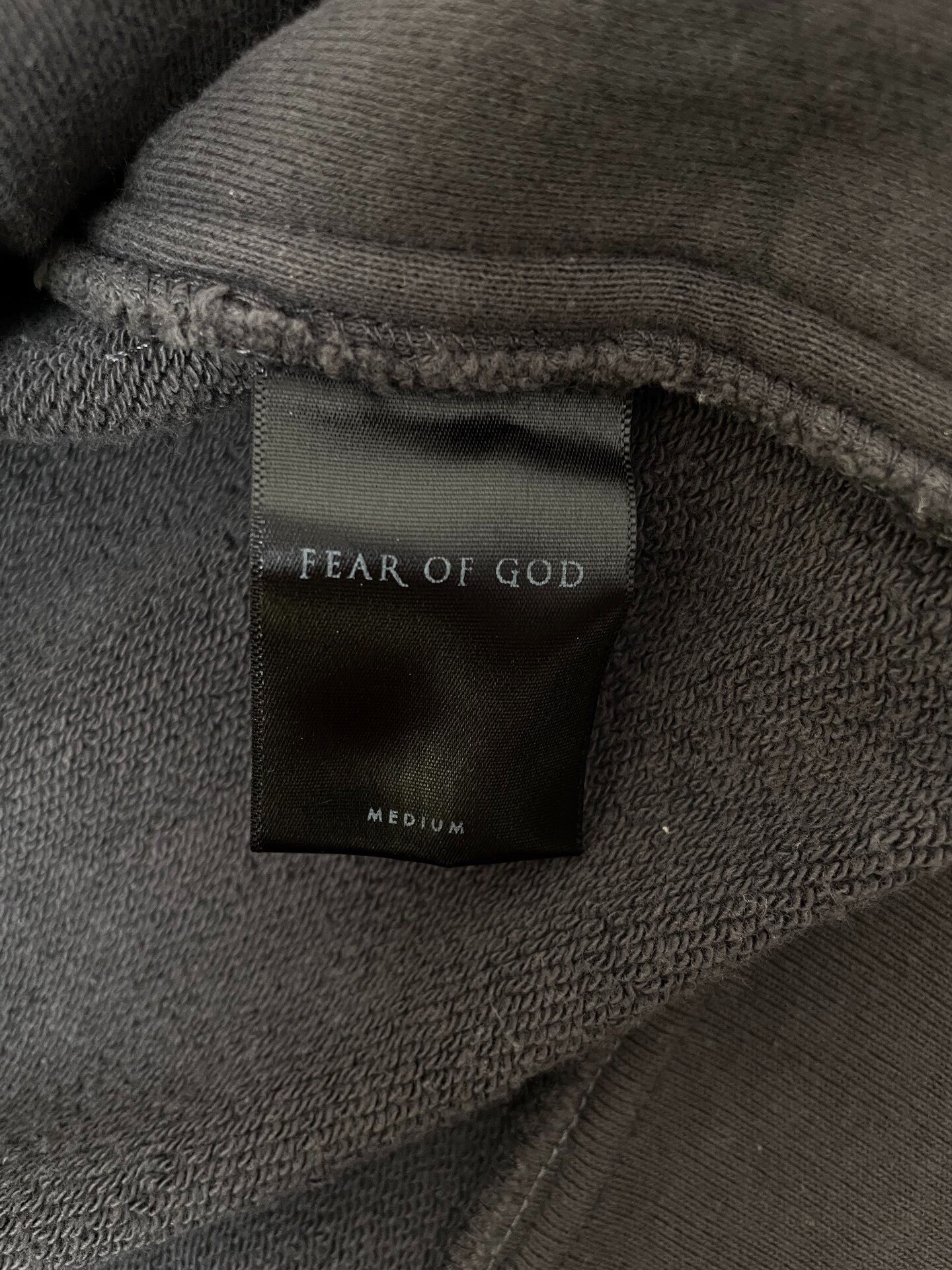 Fear of God 4th Gray Hoodie M — back