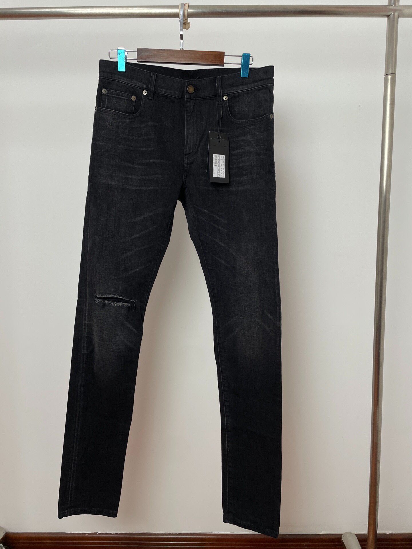 Saint Laurent D02 Straight Black Jeans