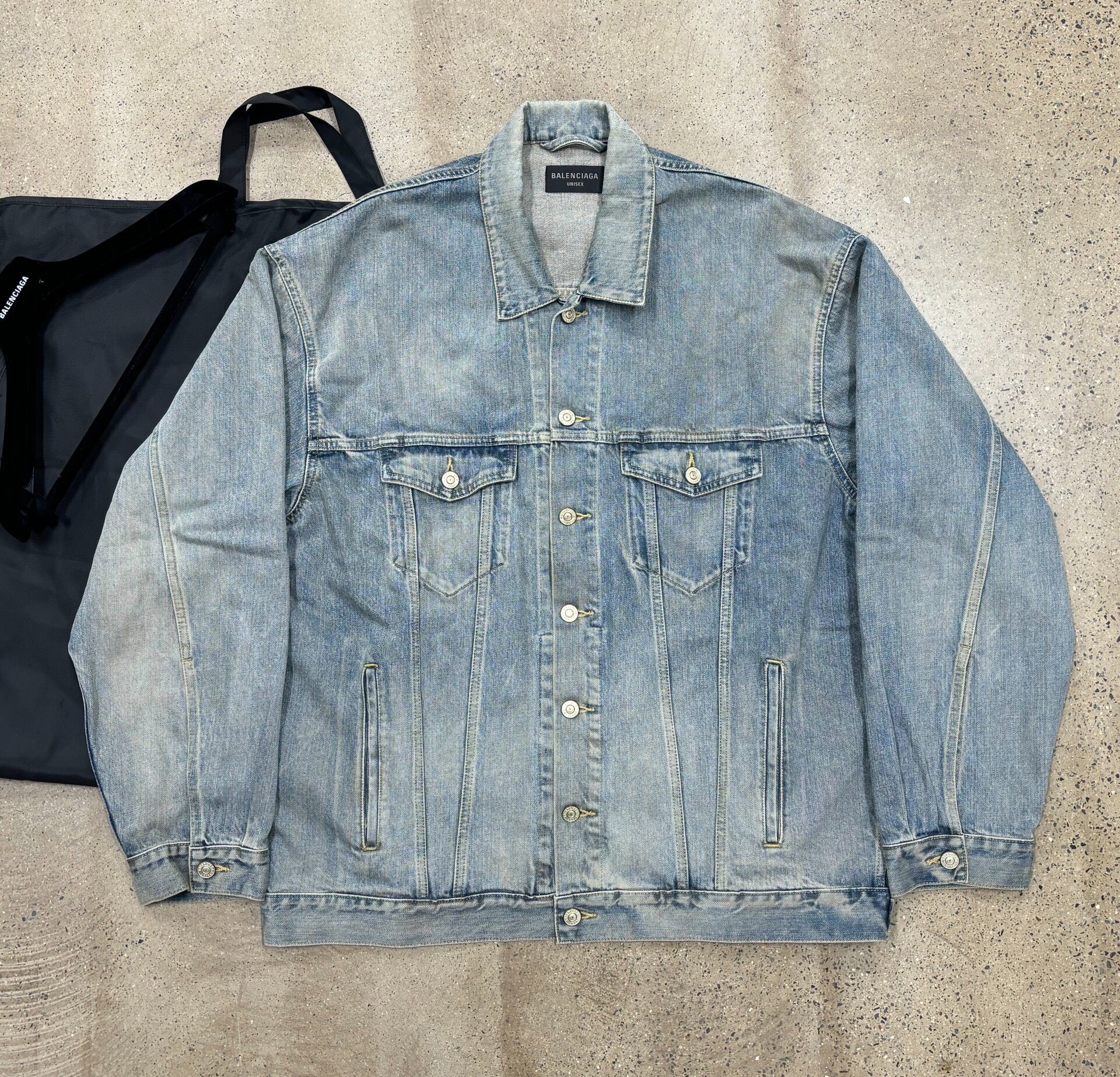 Balenciaga Light Blue Denim Jacket