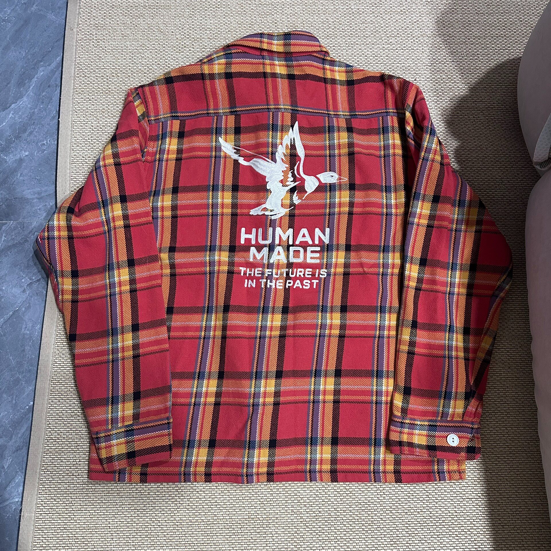 Human Made Plaid Duck Shirt Jacket