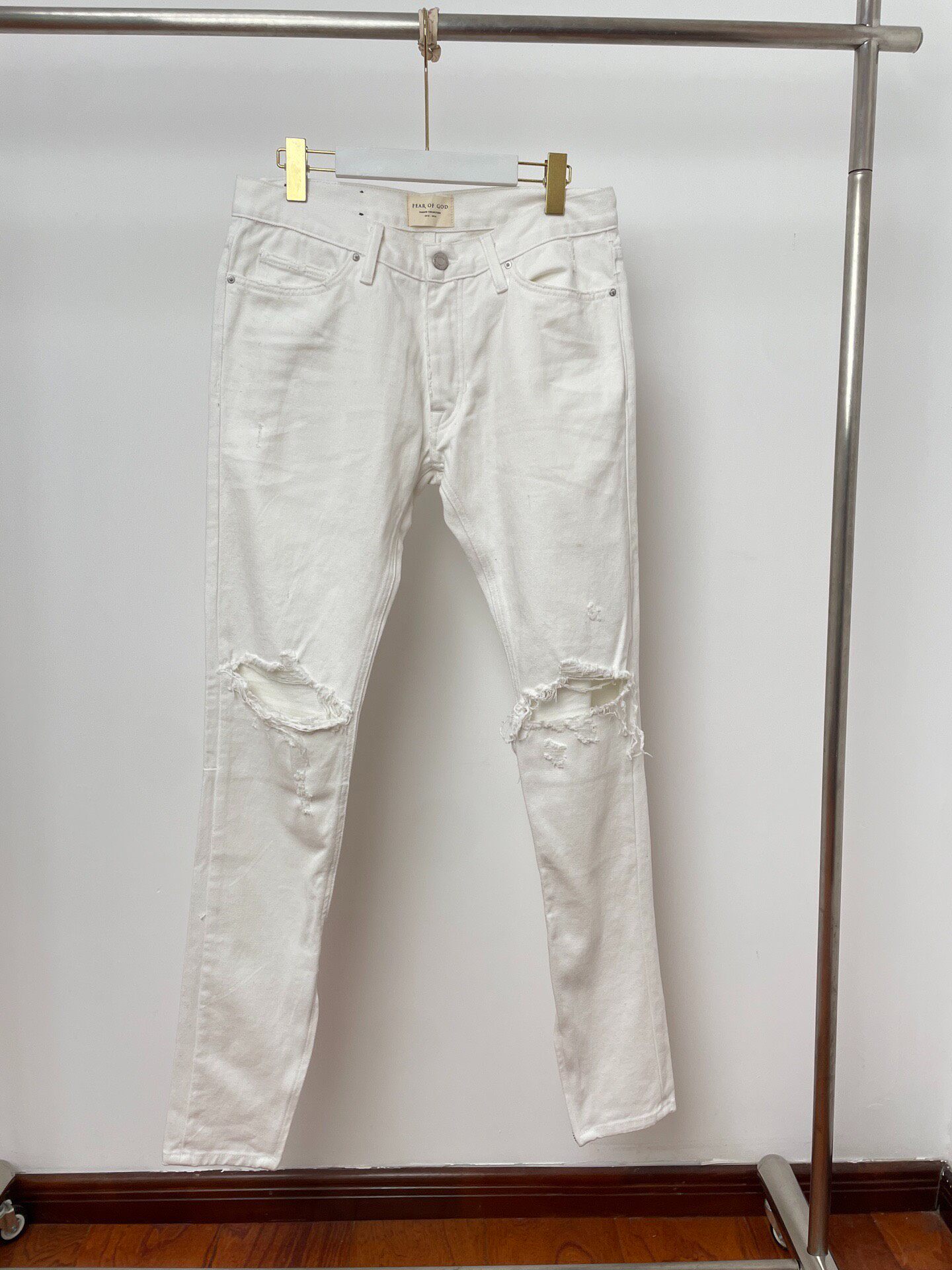 Fear of God 4th Maxfield White Jeans
