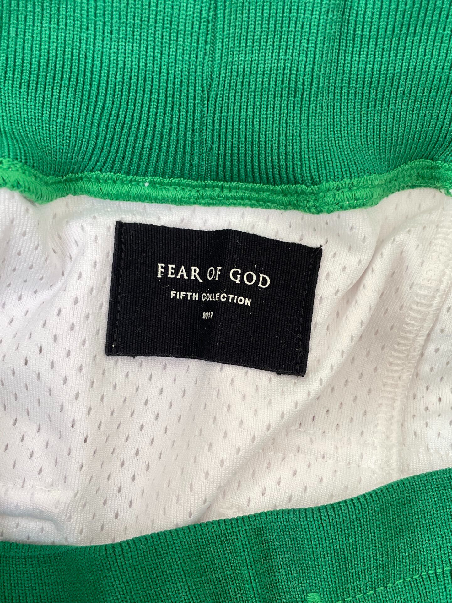 Fear of God 1987 Celtics Basketball Shorts — detail