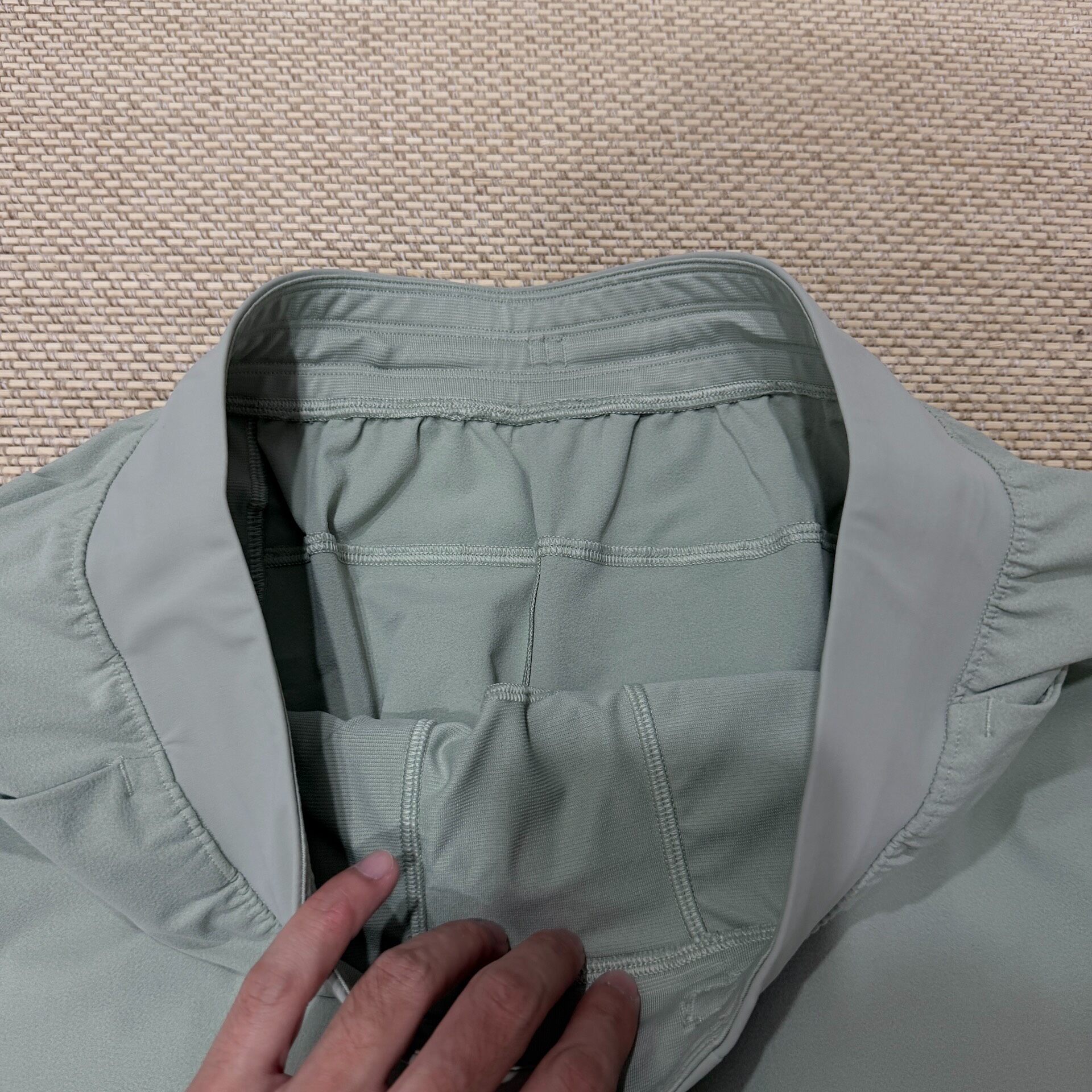 Lululemon Zeroed In Athletic Shorts — detail
