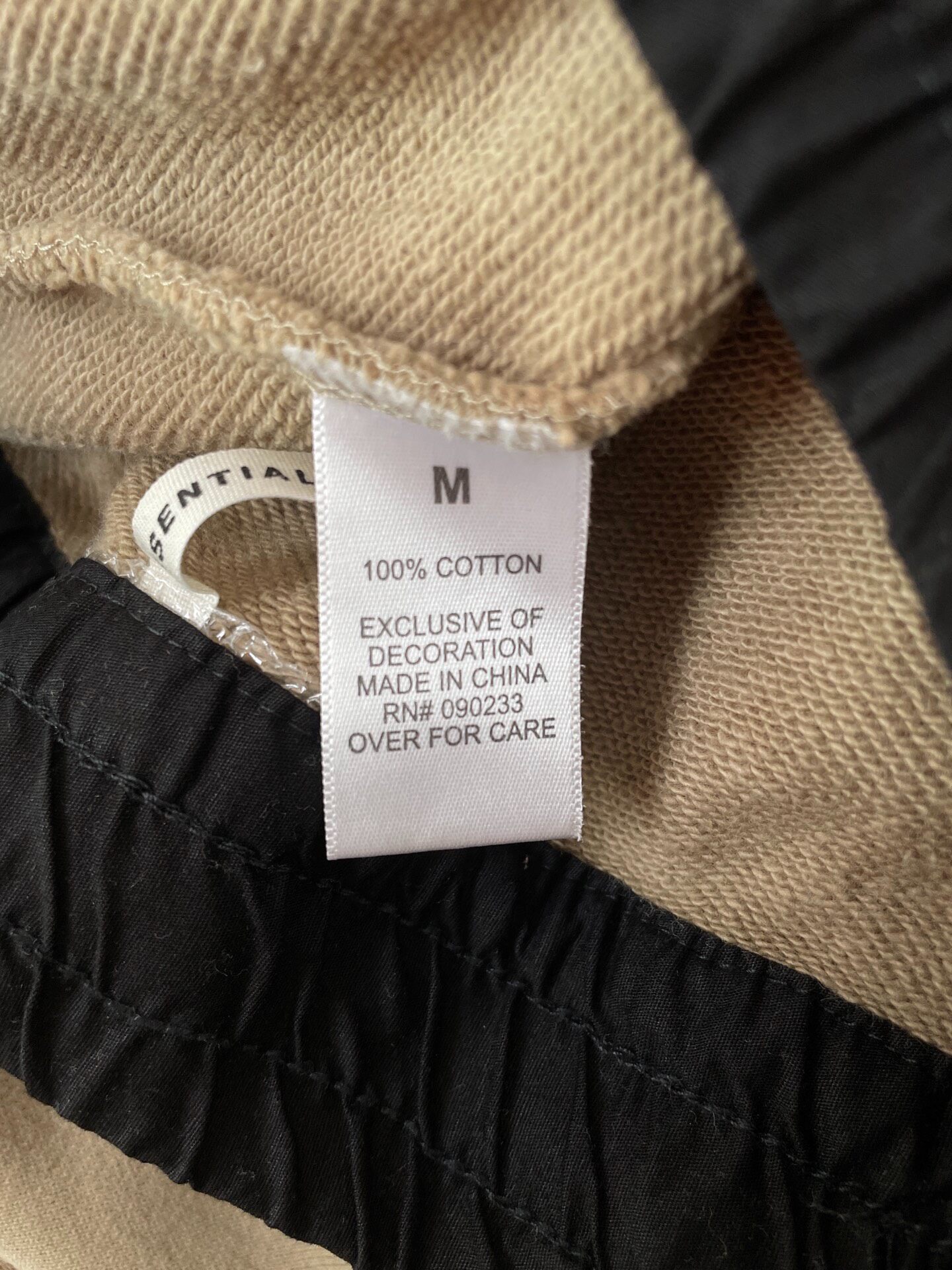 FOG by Fear of God Tan Sweatpants — label