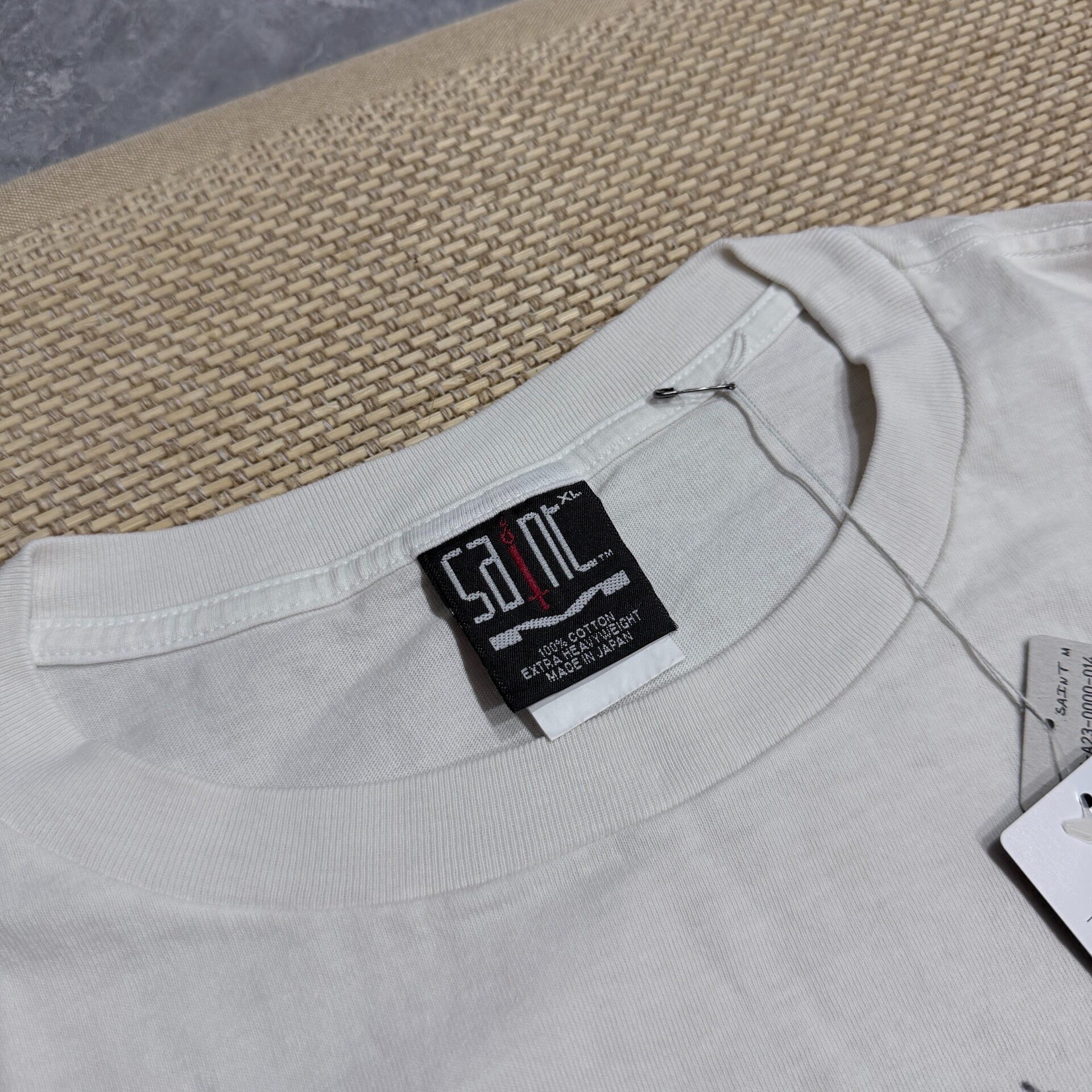 Saint Michael FW23 Peace Long Sleeve Tee — detail