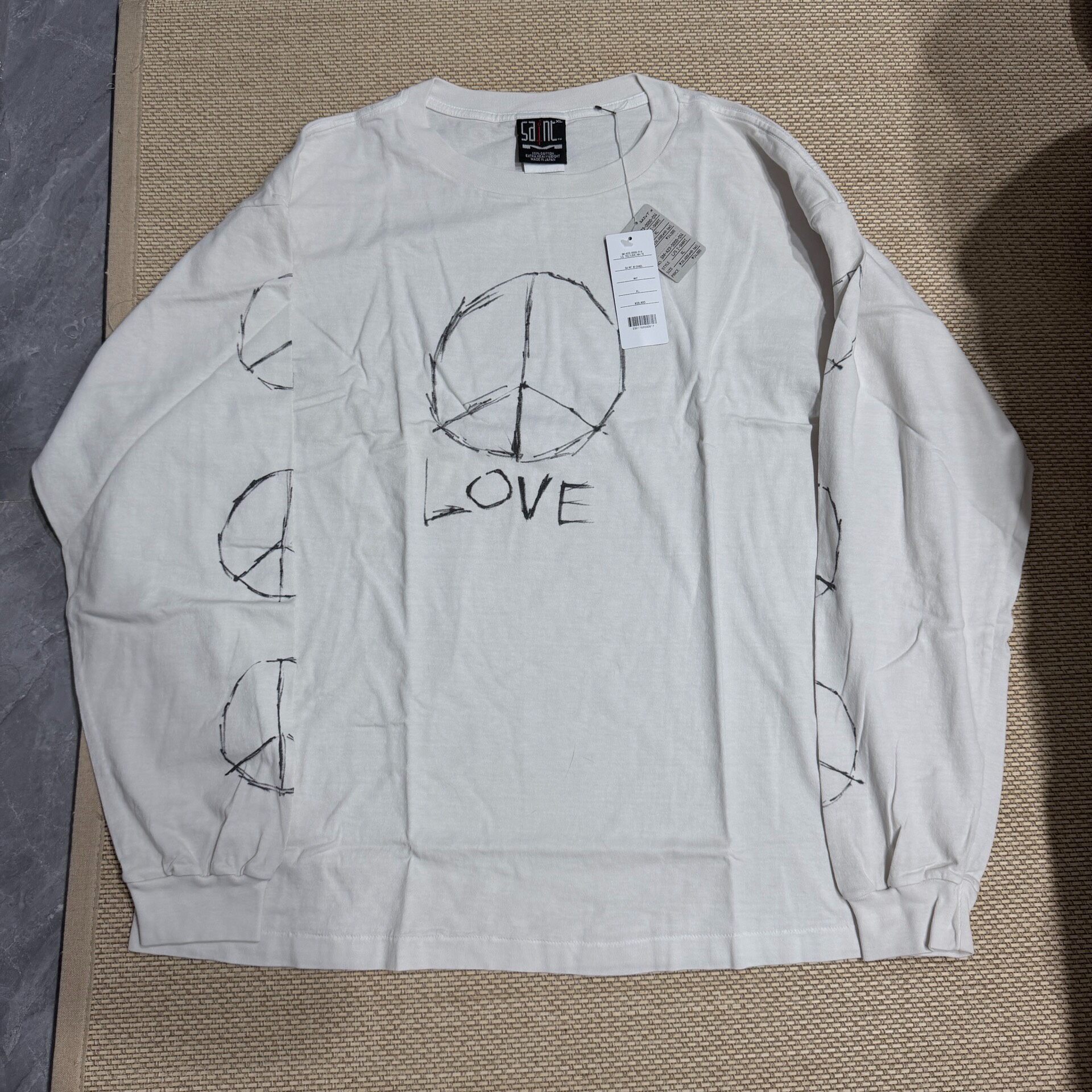 Saint Michael FW23 Peace Long Sleeve Tee