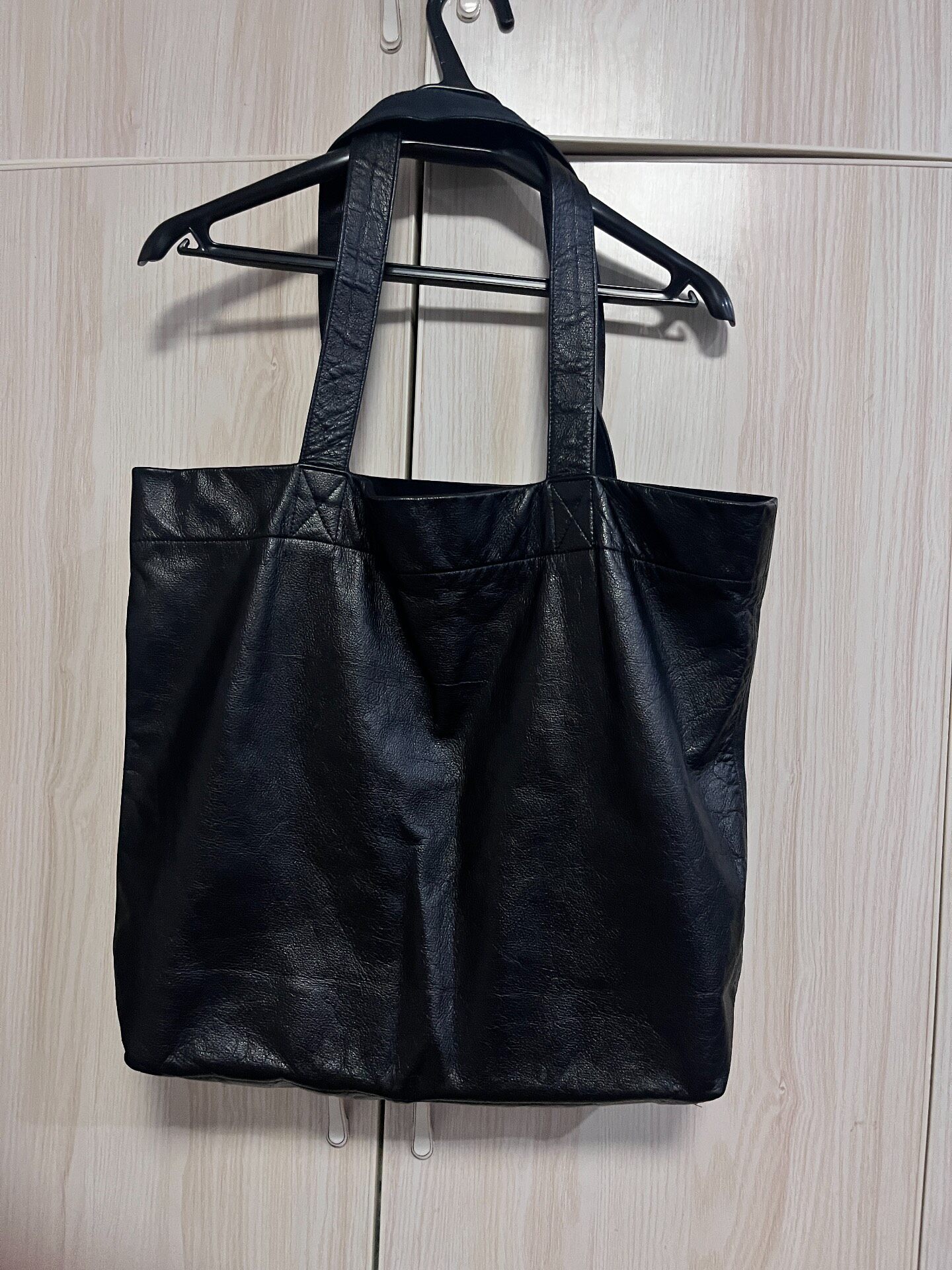 Yohji Yamamoto Limited Leather Tote — front