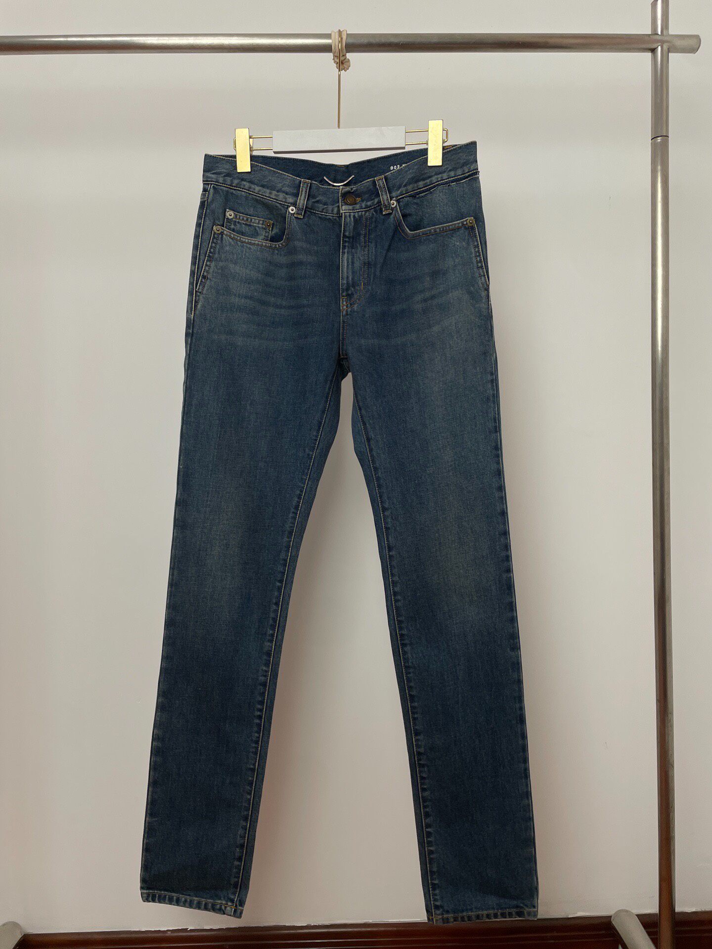 Saint Laurent Classic Straight Leg Jeans