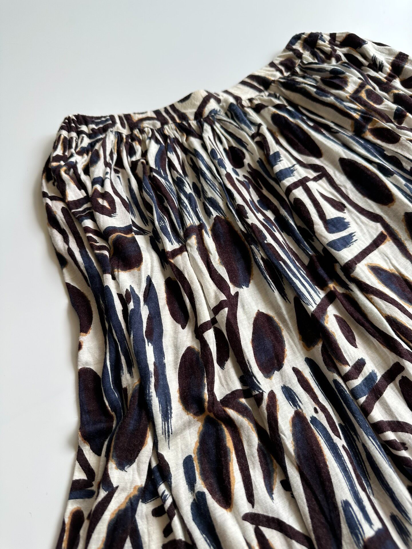Comme des Garcons 80s Abstract Long Skirt — label