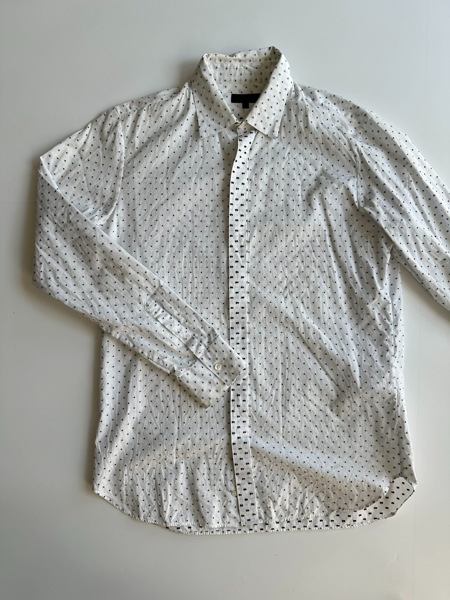 Ann Demeulemeester Embroidered Dot Shirt — front