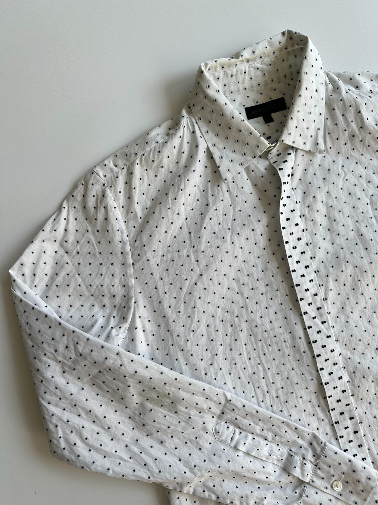 Ann Demeulemeester Embroidered Dot Shirt