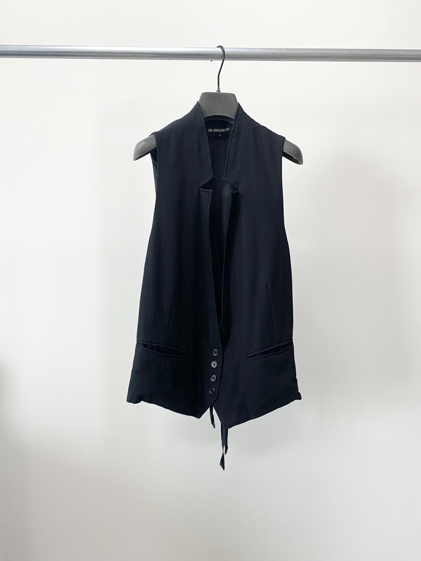 Ann Demeulemeester Double Tie Vest