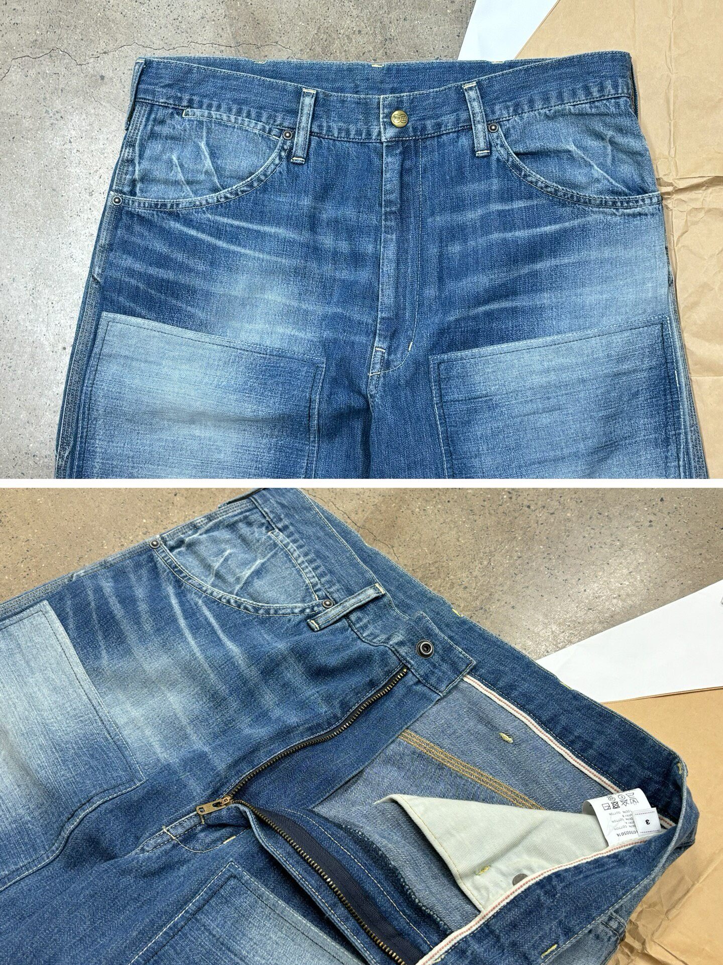 Visvim 25SS Carpenter Denim Pants — label