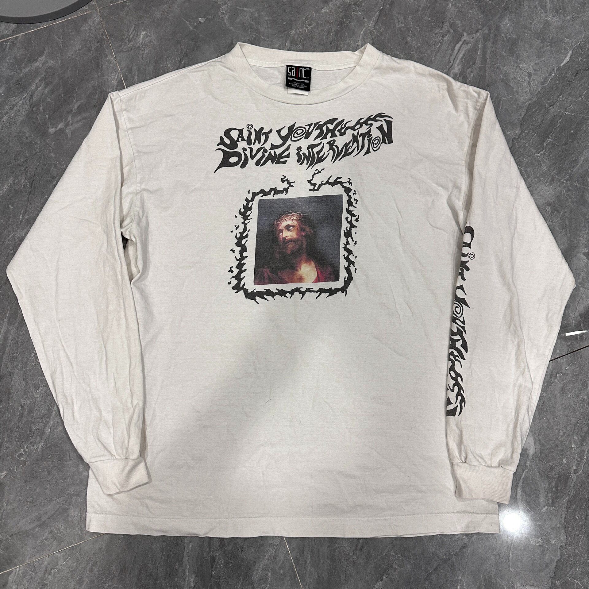 Saint Michael Jesus Long Sleeve Tee
