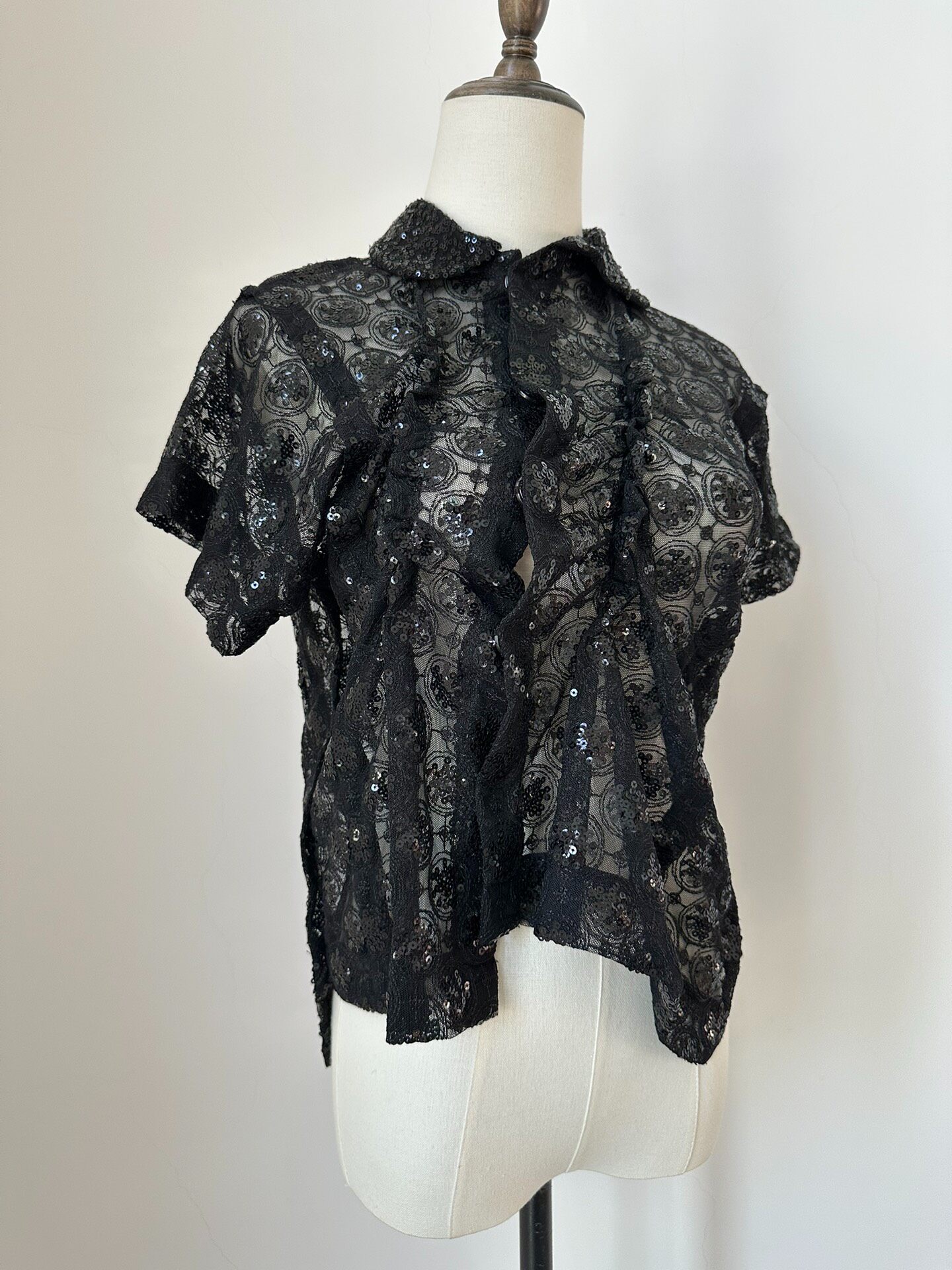 Comme des Garcons Tricot Sequined Top — front