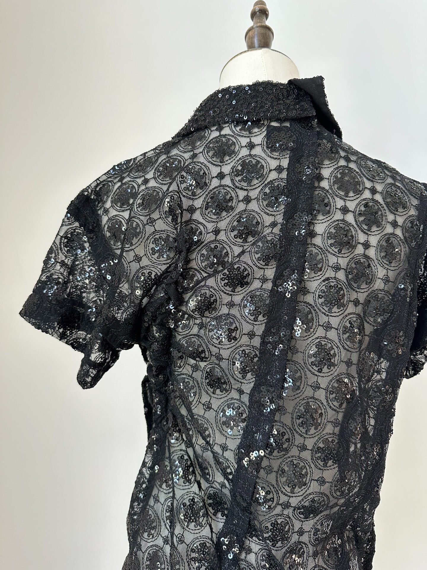 Comme des Garcons Tricot Sequined Top — back