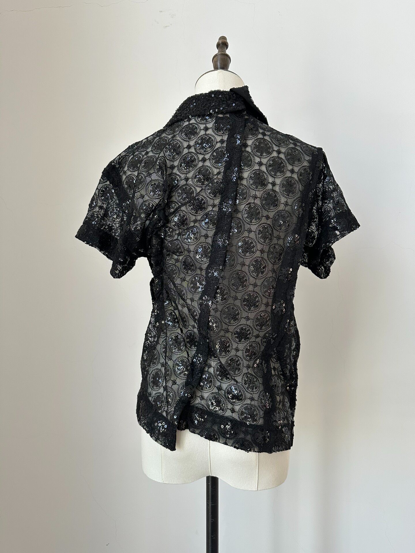 Comme des Garcons Tricot Sequined Top — detail