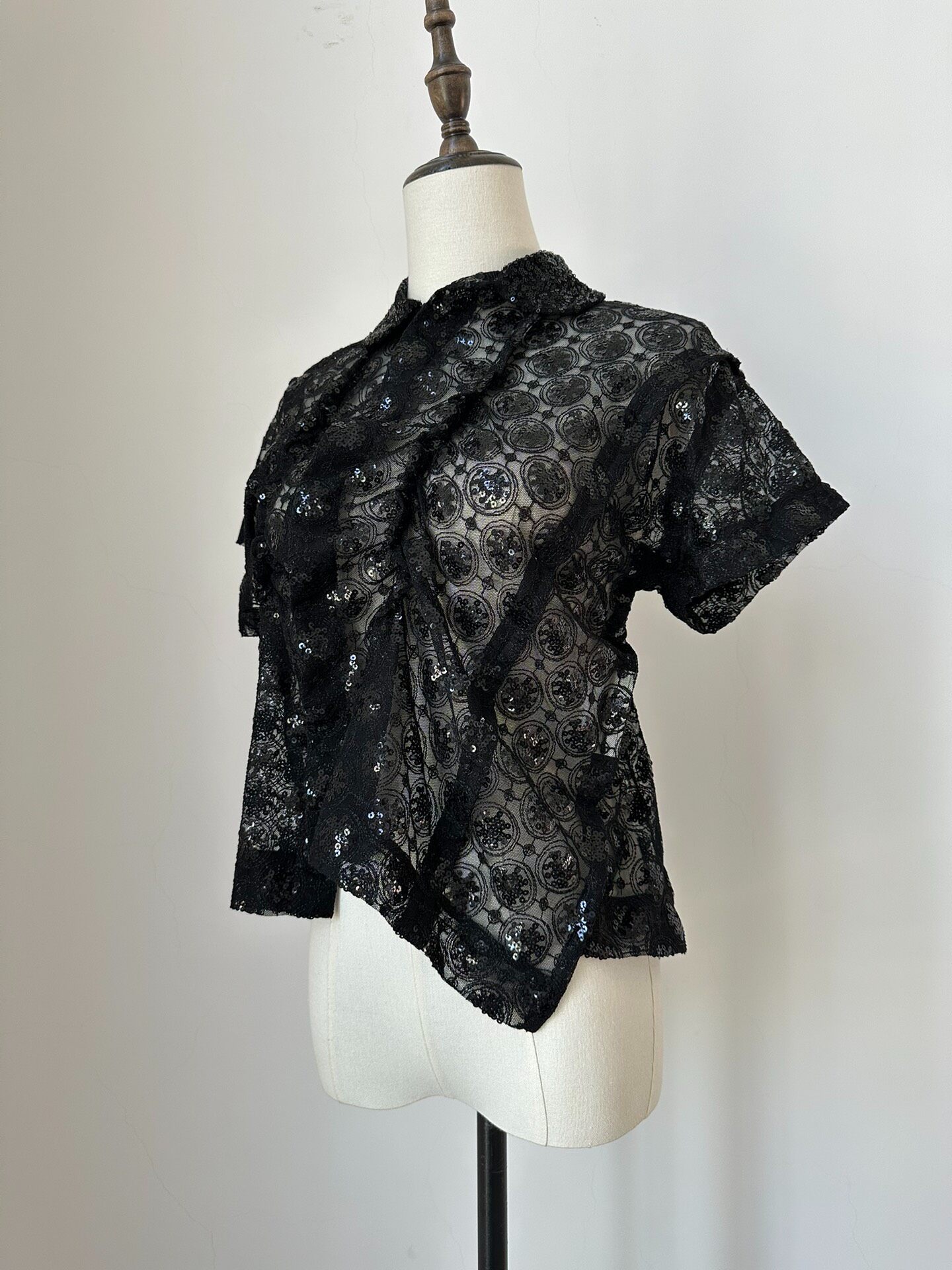 Comme des Garcons Tricot Sequined Top — label