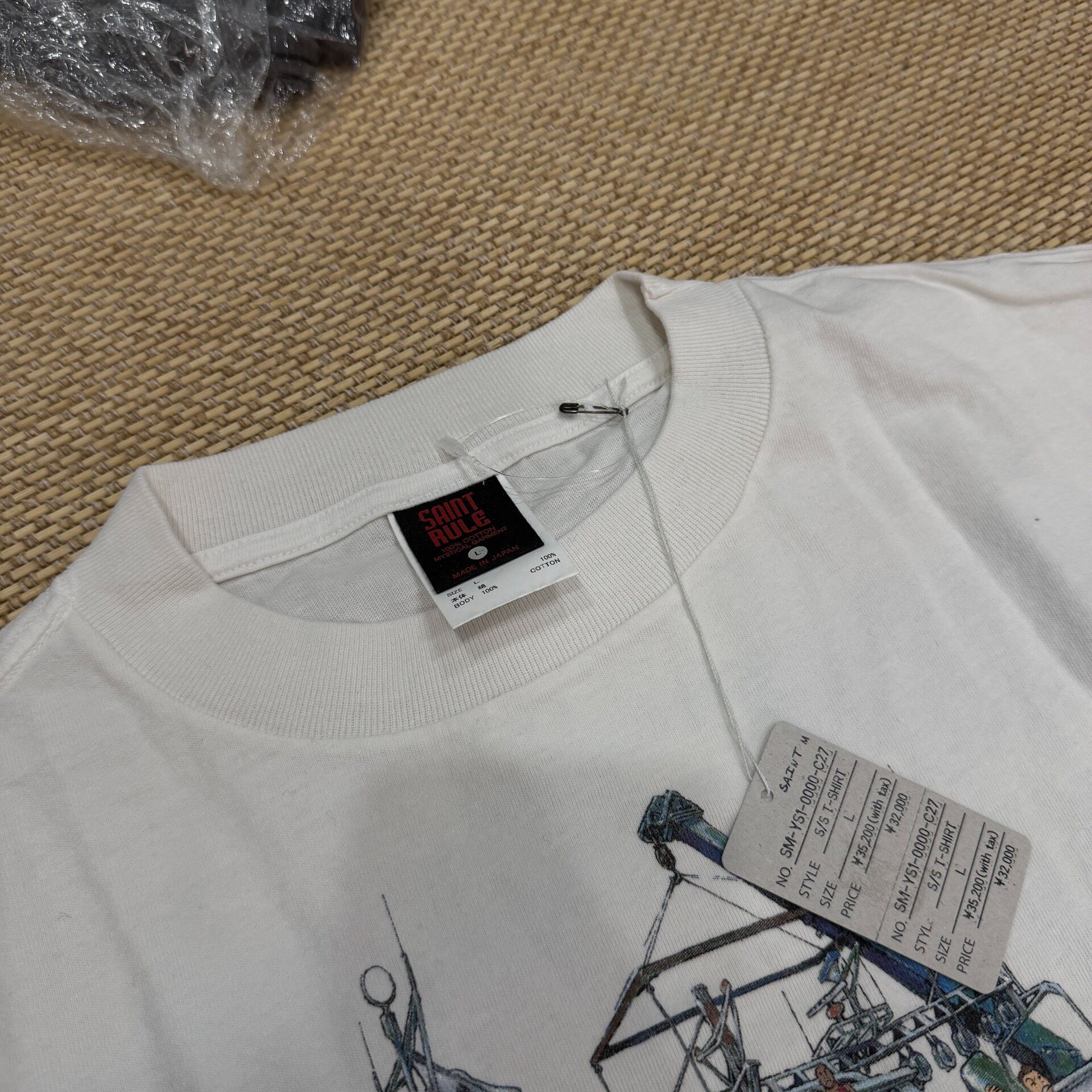 Saint Michael Summer Wars Geeks Tee — detail
