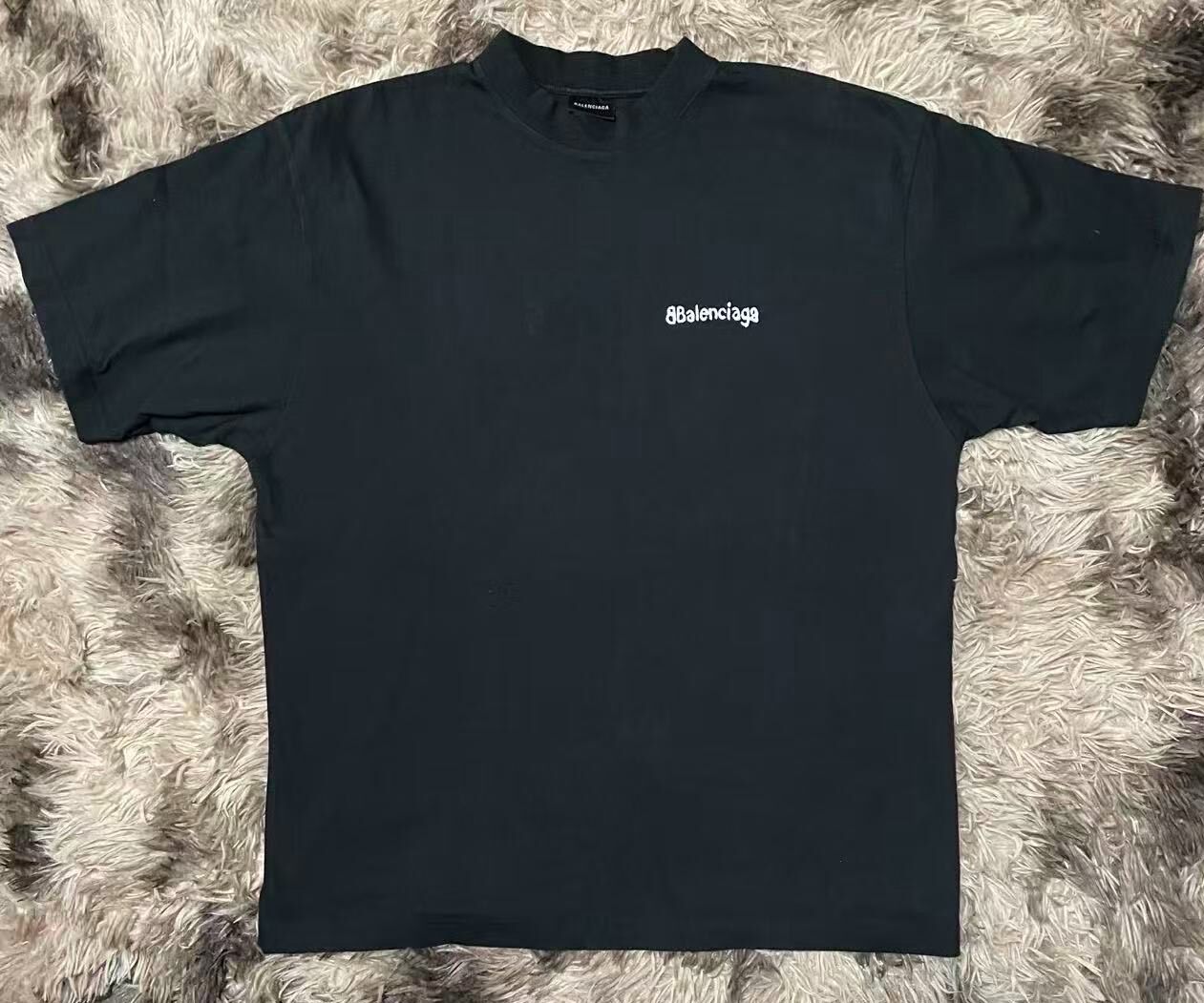 Balenciaga 23SS Embroidered Logo T-Shirt